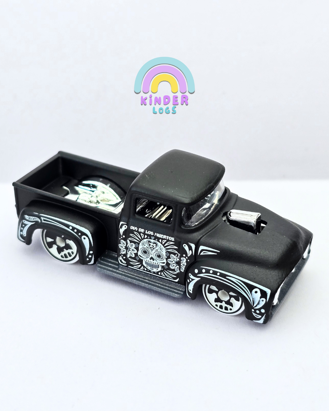 Hot Wheels Custom 1956 Ford Truck - Matte Black (Uncarded - New)