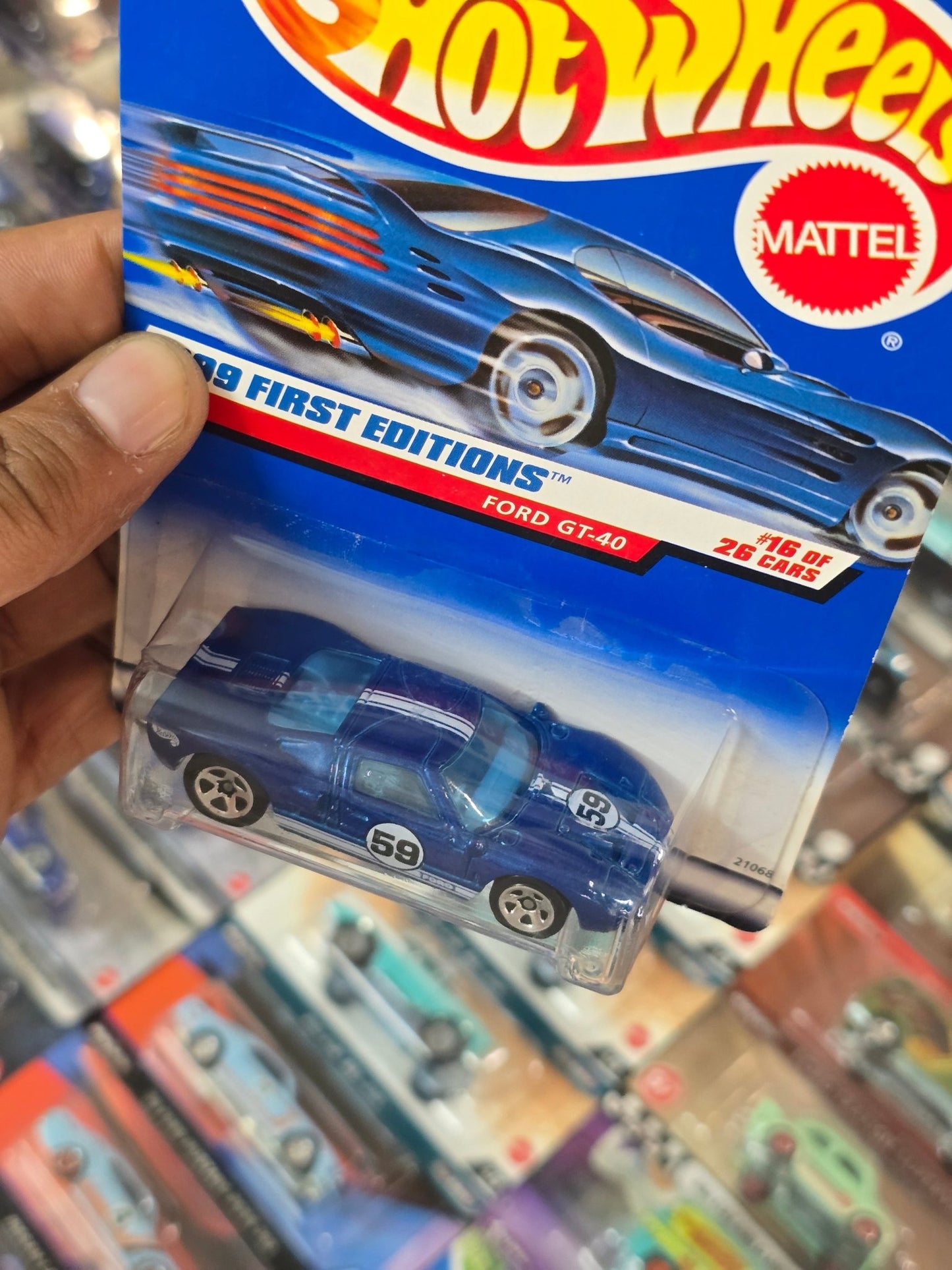 1999 First Editions Hot Wheels Ford GT40 (Imported) - Kinder Logs