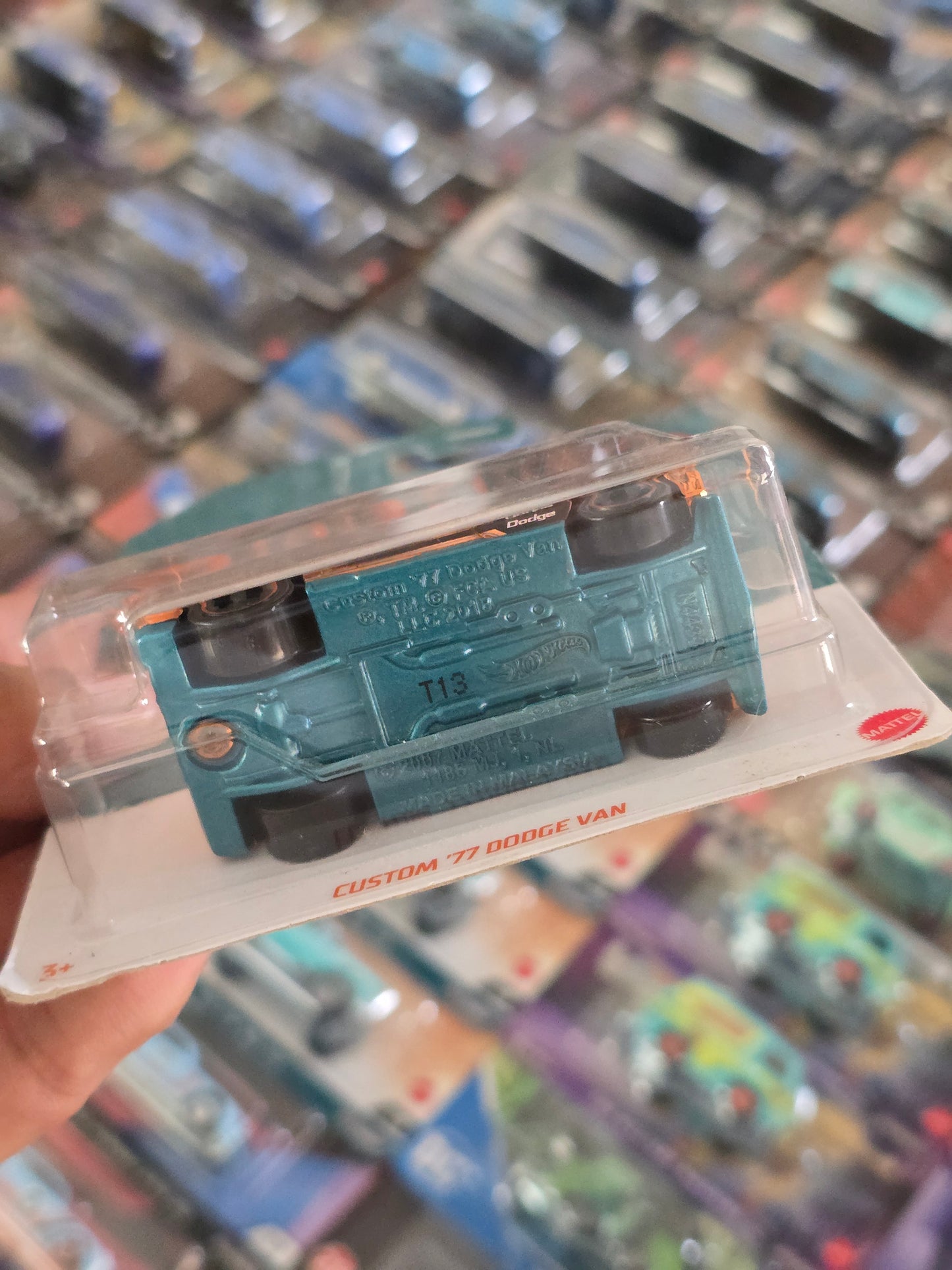 56th Anniversary Hot Wheels Custom 1977 Dodge Van (Chase)
