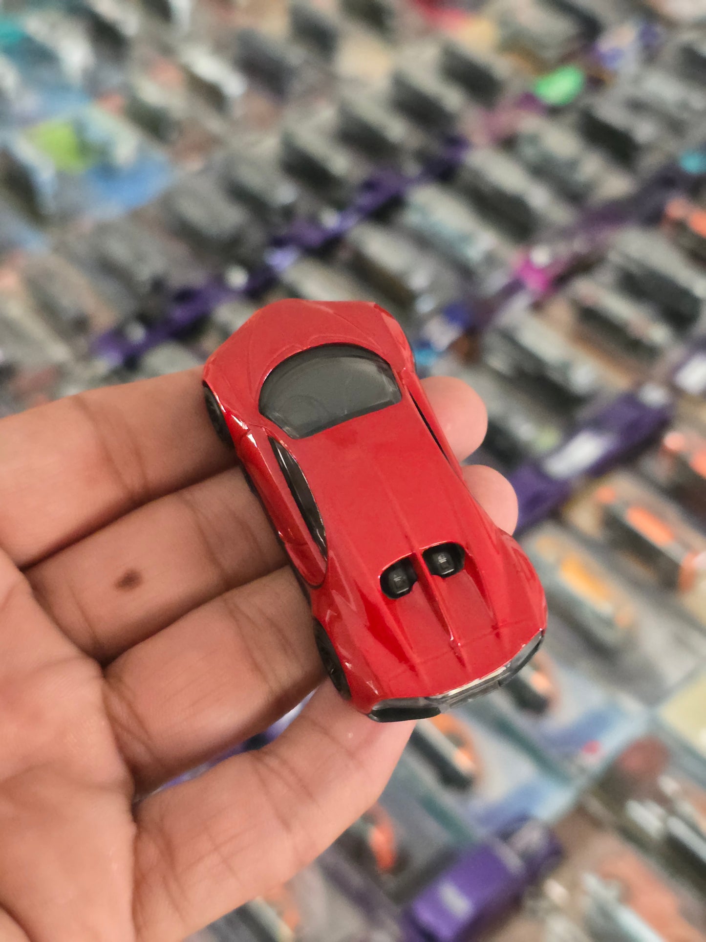 Hot Wheels 2016 Bugatti Chiron - Red (Uncarded)