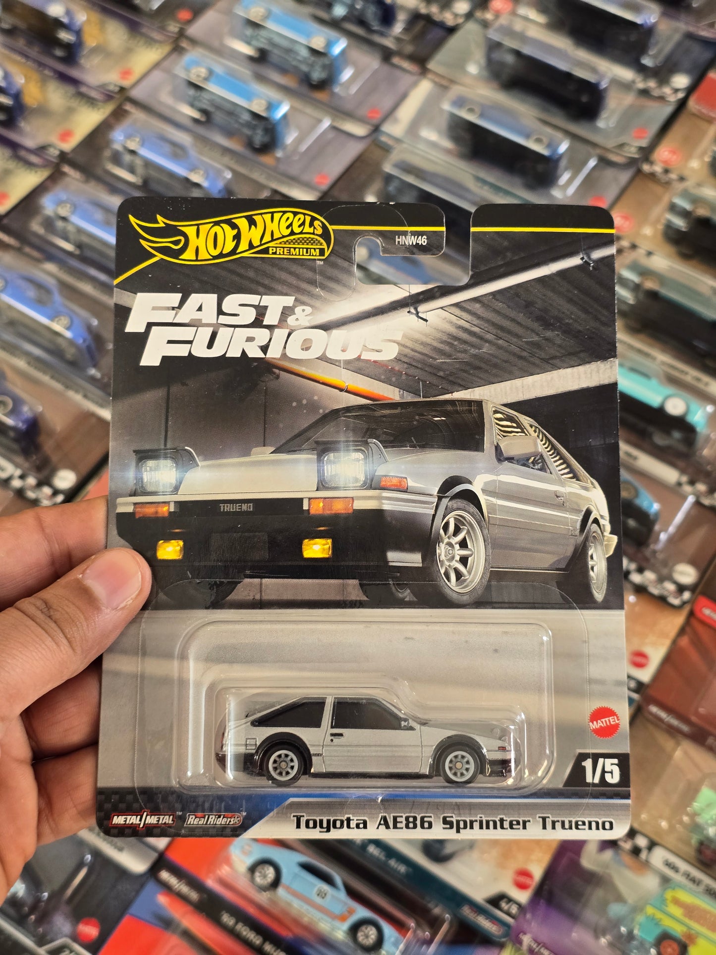 Premium Hot Wheels Toyota AE86 Sprinter Trueno - Fast And Furious