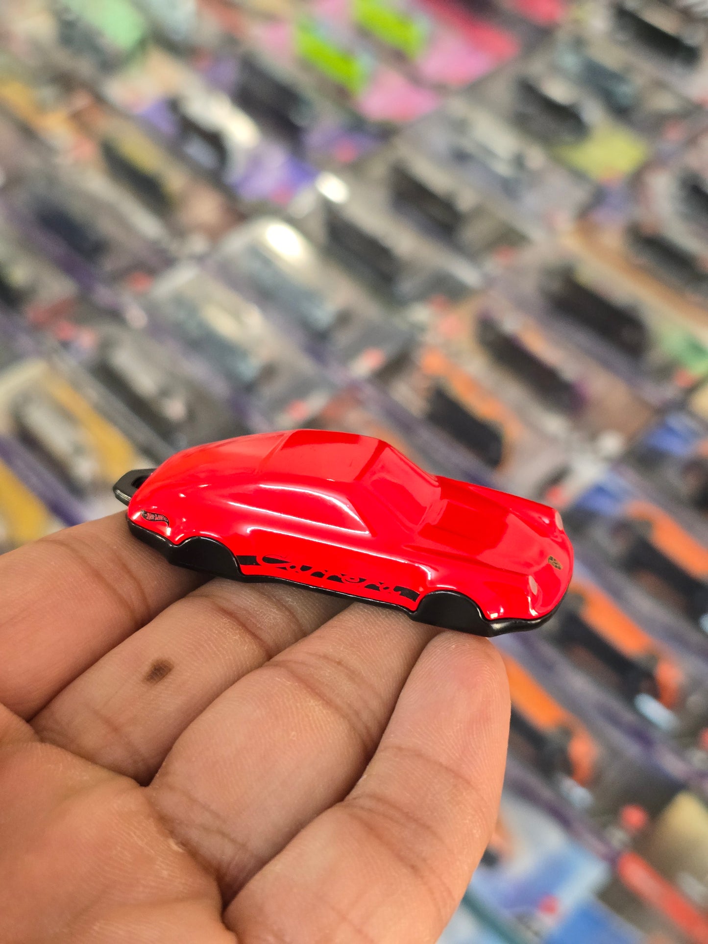 Hot Wheels Porsche 911 Carrera Key Chain - Red (Uncarded)