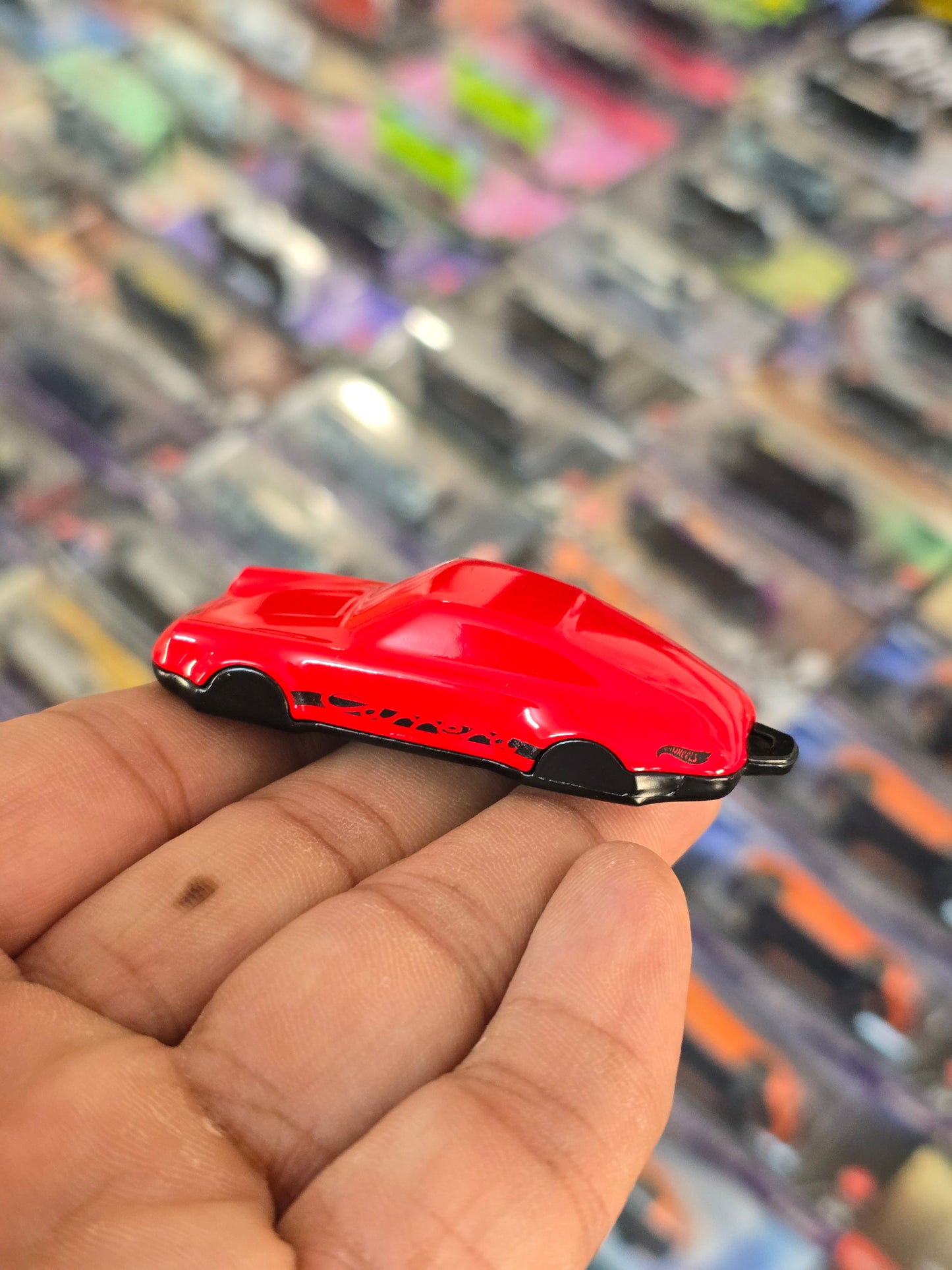Hot Wheels Porsche 911 Carrera Key Chain - Red (Uncarded)