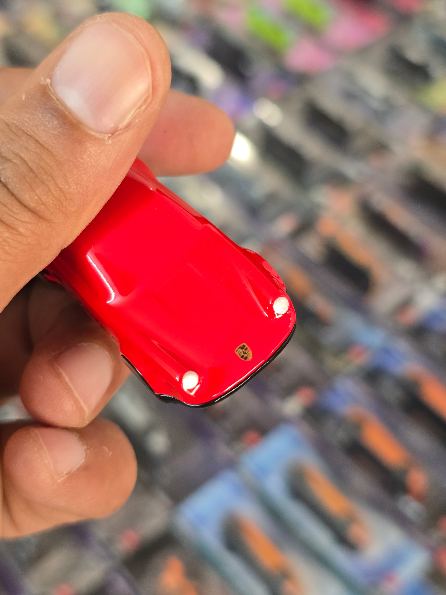 Hot Wheels Porsche 911 Carrera Key Chain - Red (Uncarded)