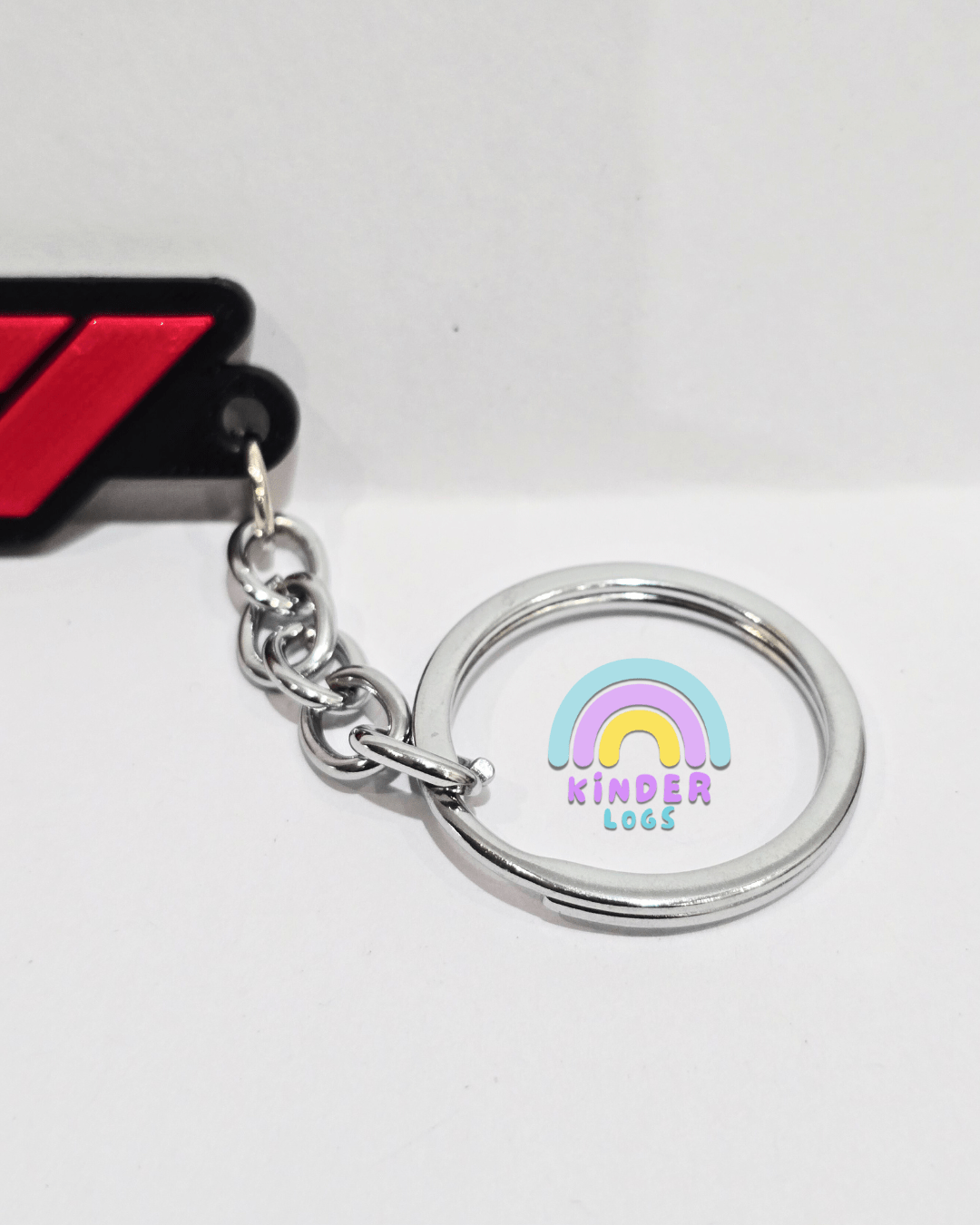 3D - Printed F1 Logo Key Chain - Kinder Logs