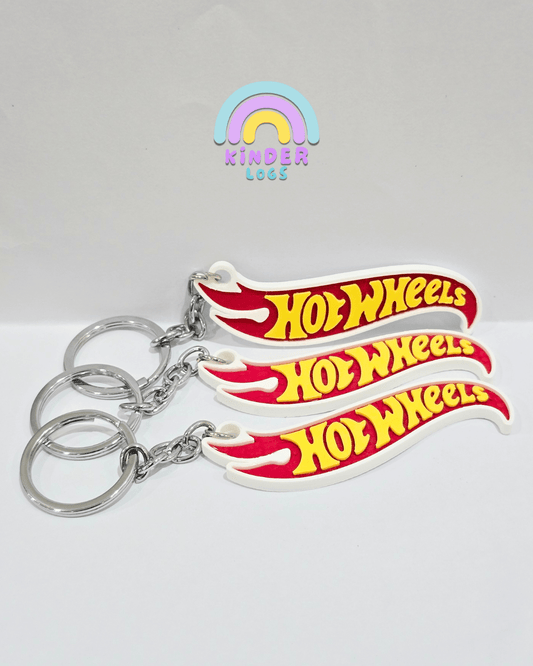 3D - Printed Hot Wheels Key Chain (Set of 3) - Kinder Logs