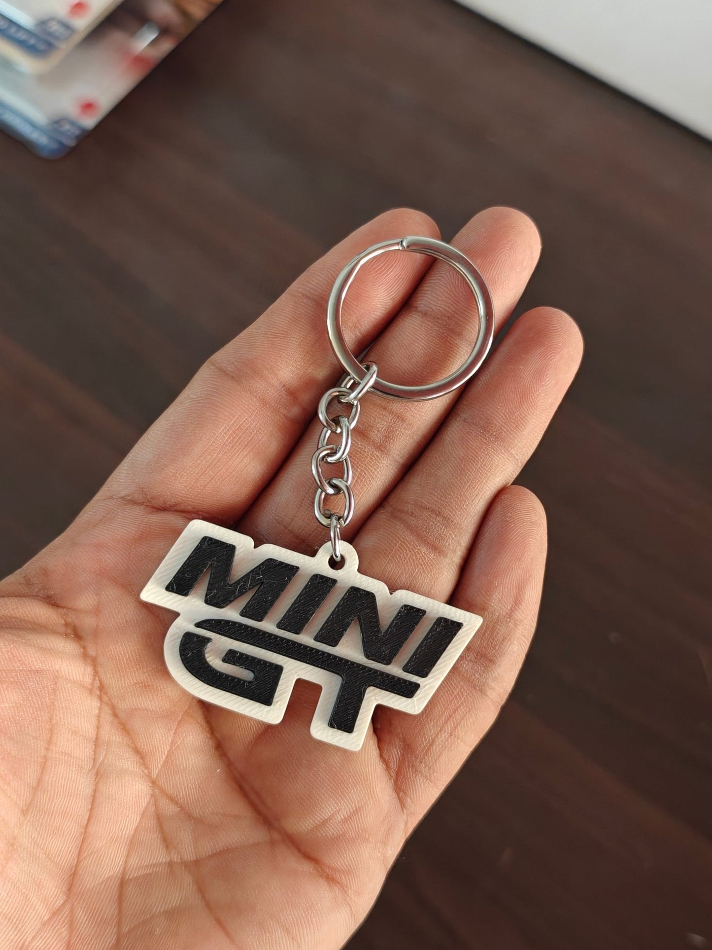 3D - Printed Mini GT Logo Key Chain - Kinder Logs