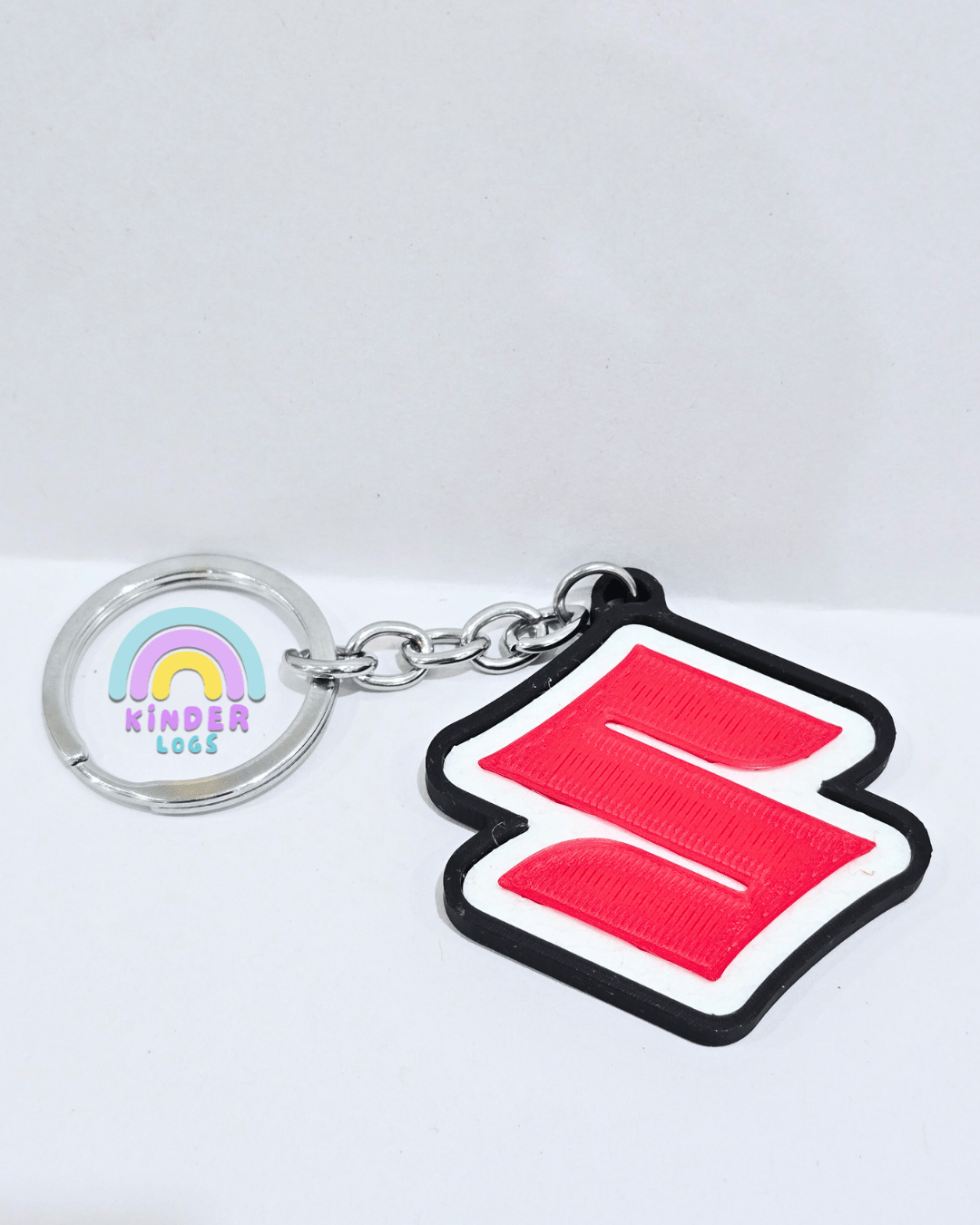 3D - Printed Suzuki Logo Key Chain - Kinder Logs