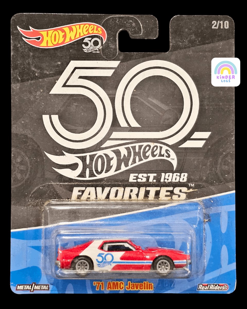 50th Anniversary Hot Wheels 1971 AMC Javelin - Kinder Logs
