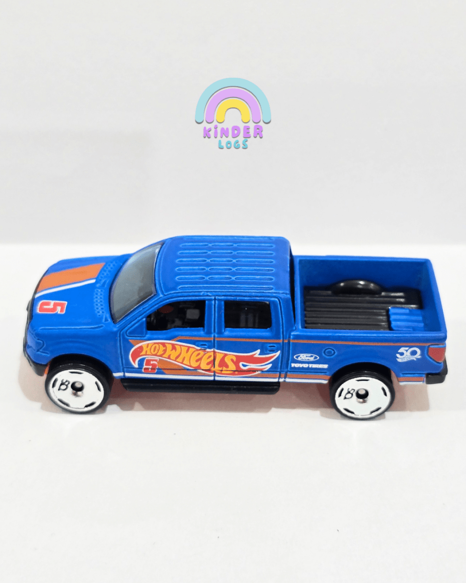 50th Anniversary Hot Wheels 2009 Ford F - 150 (Uncarded) - Kinder Logs