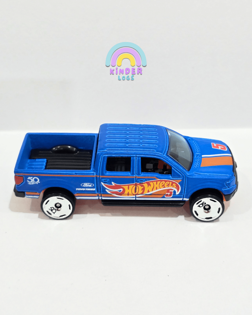 50th Anniversary Hot Wheels 2009 Ford F - 150 (Uncarded) - Kinder Logs