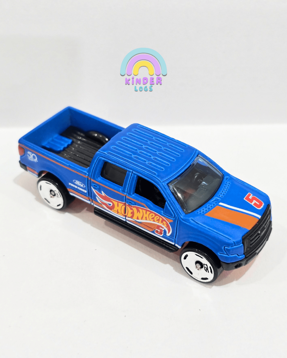 50th Anniversary Hot Wheels 2009 Ford F - 150 (Uncarded) - Kinder Logs