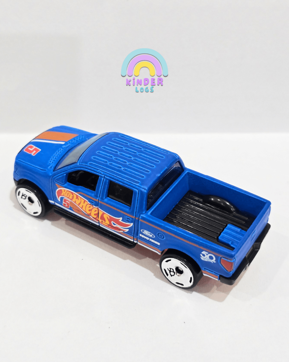 50th Anniversary Hot Wheels 2009 Ford F - 150 (Uncarded) - Kinder Logs
