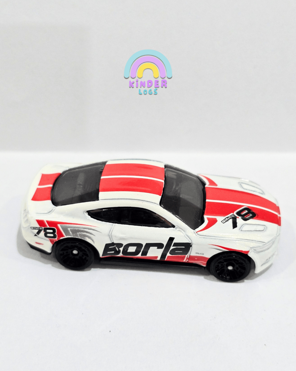 50th Anniversary Hot Wheels 2015 Ford Mustang GT Borla (Uncarded) - Kinder Logs