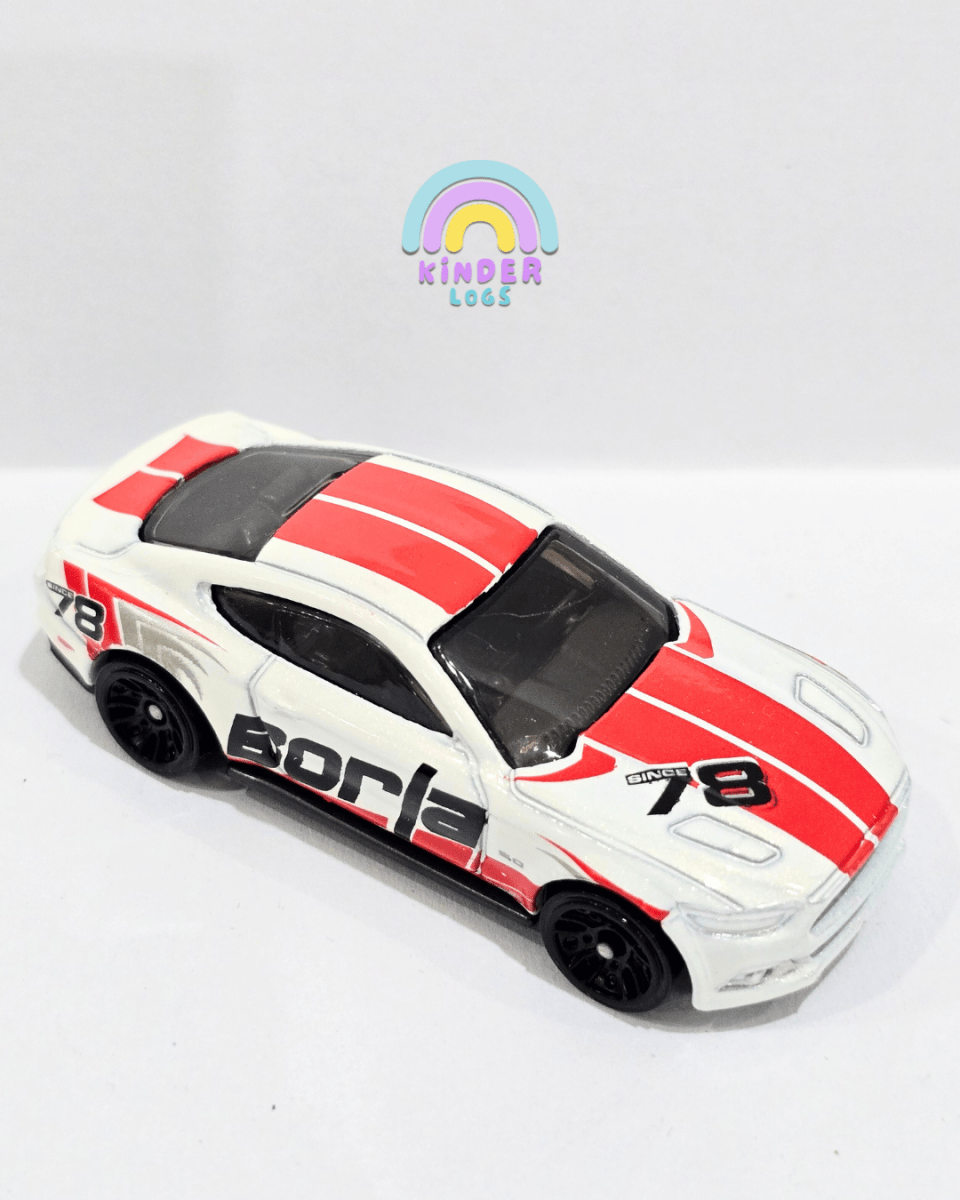 50th Anniversary Hot Wheels 2015 Ford Mustang GT Borla (Uncarded) - Kinder Logs