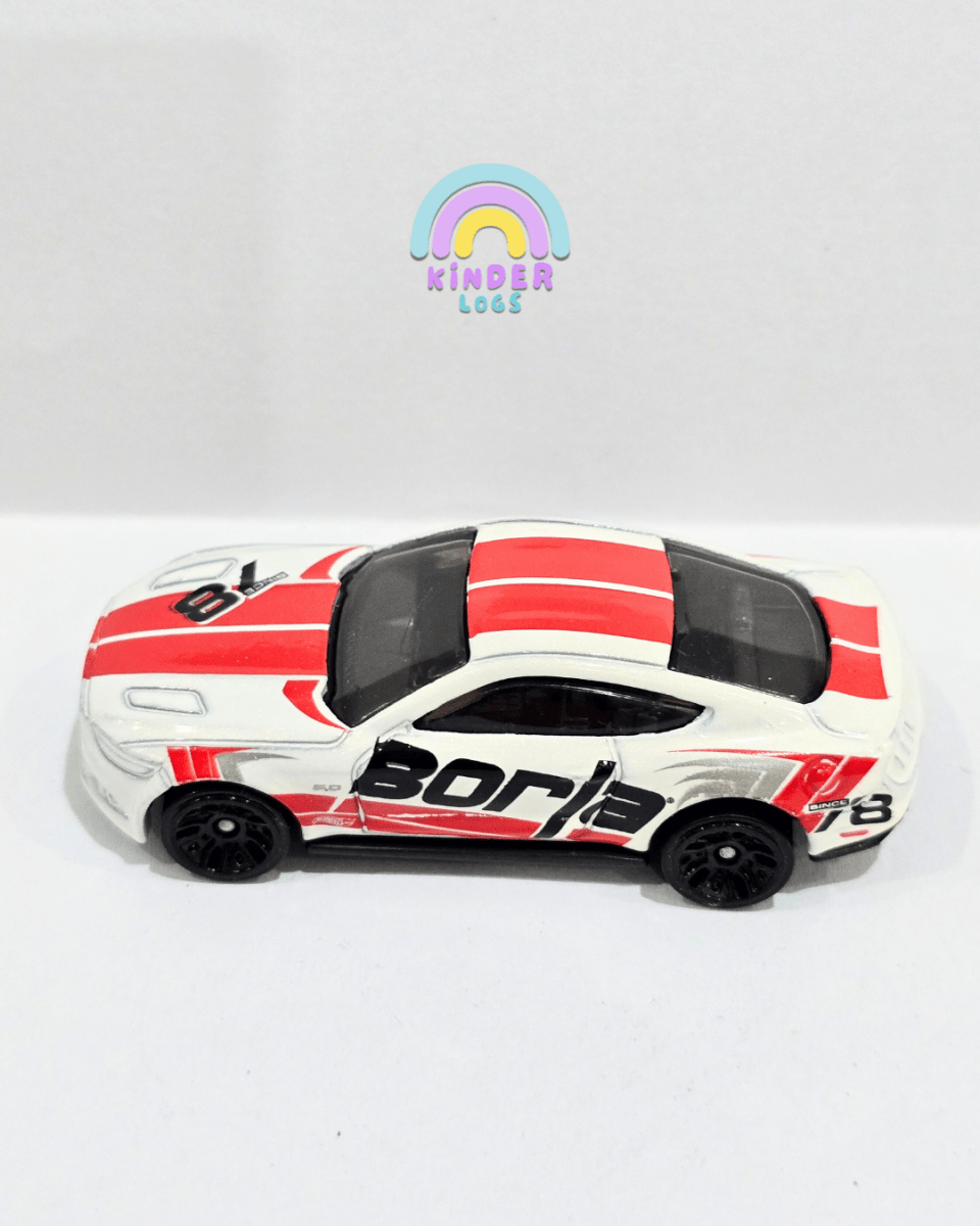 50th Anniversary Hot Wheels 2015 Ford Mustang GT Borla (Uncarded) - Kinder Logs