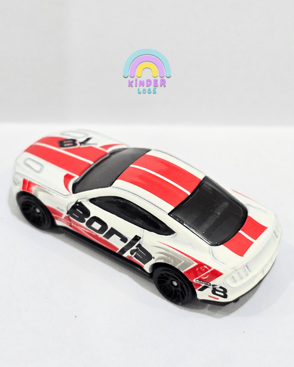 50th Anniversary Hot Wheels 2015 Ford Mustang GT Borla (Uncarded) - Kinder Logs