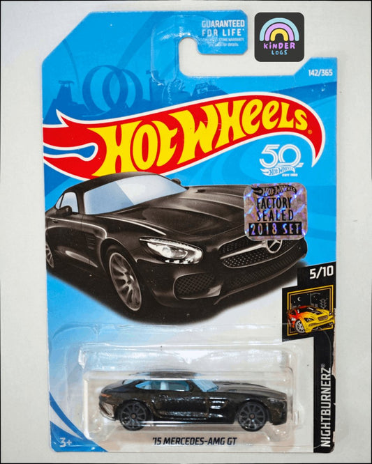 50th Anniversary Hot Wheels 2015 Mercedes AMG GT - Kinder Logs