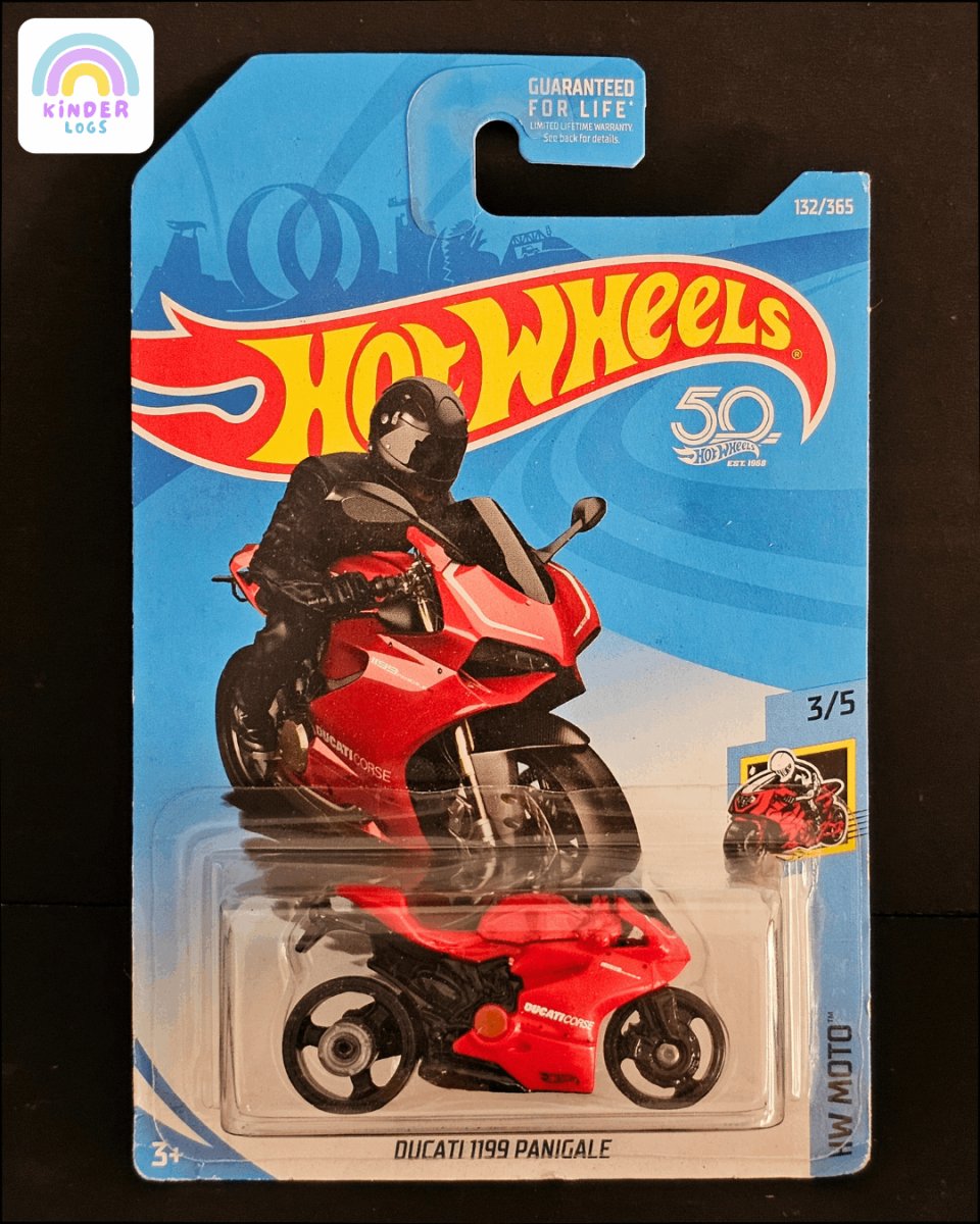 50th Anniversary Hot Wheels Ducati 1199 Panigale - Kinder Logs