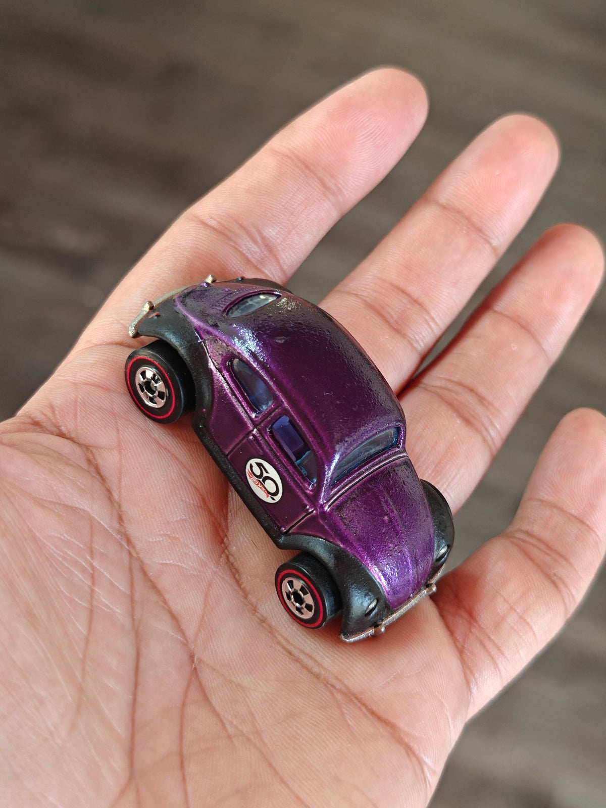 50th Anniversary Hot Wheels Volkswagen Beetle (Uncarded - NEW) - Kinder Logs