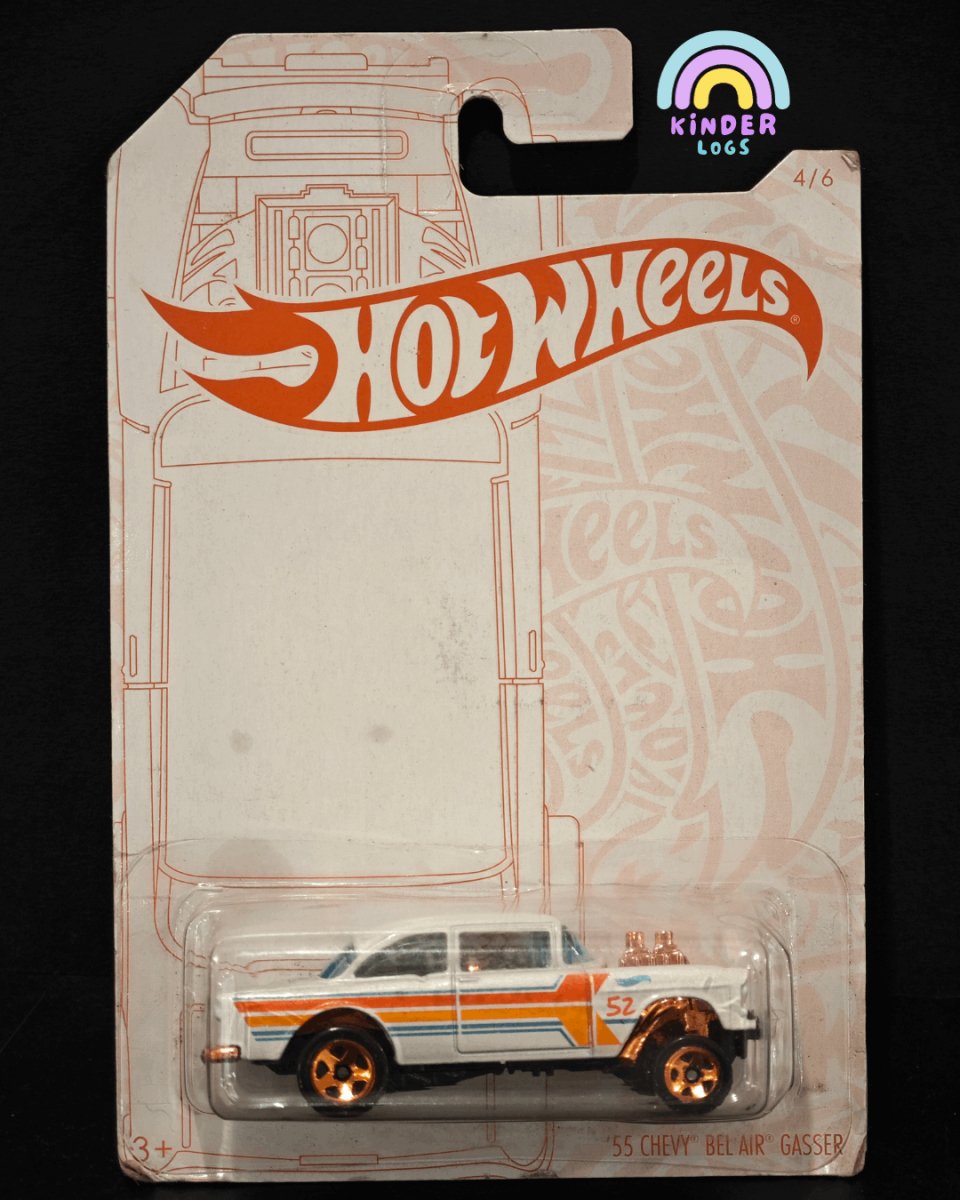 52nd Anniversary Hot Wheels 1955 Chevy Bel Air Gasser - Kinder Logs