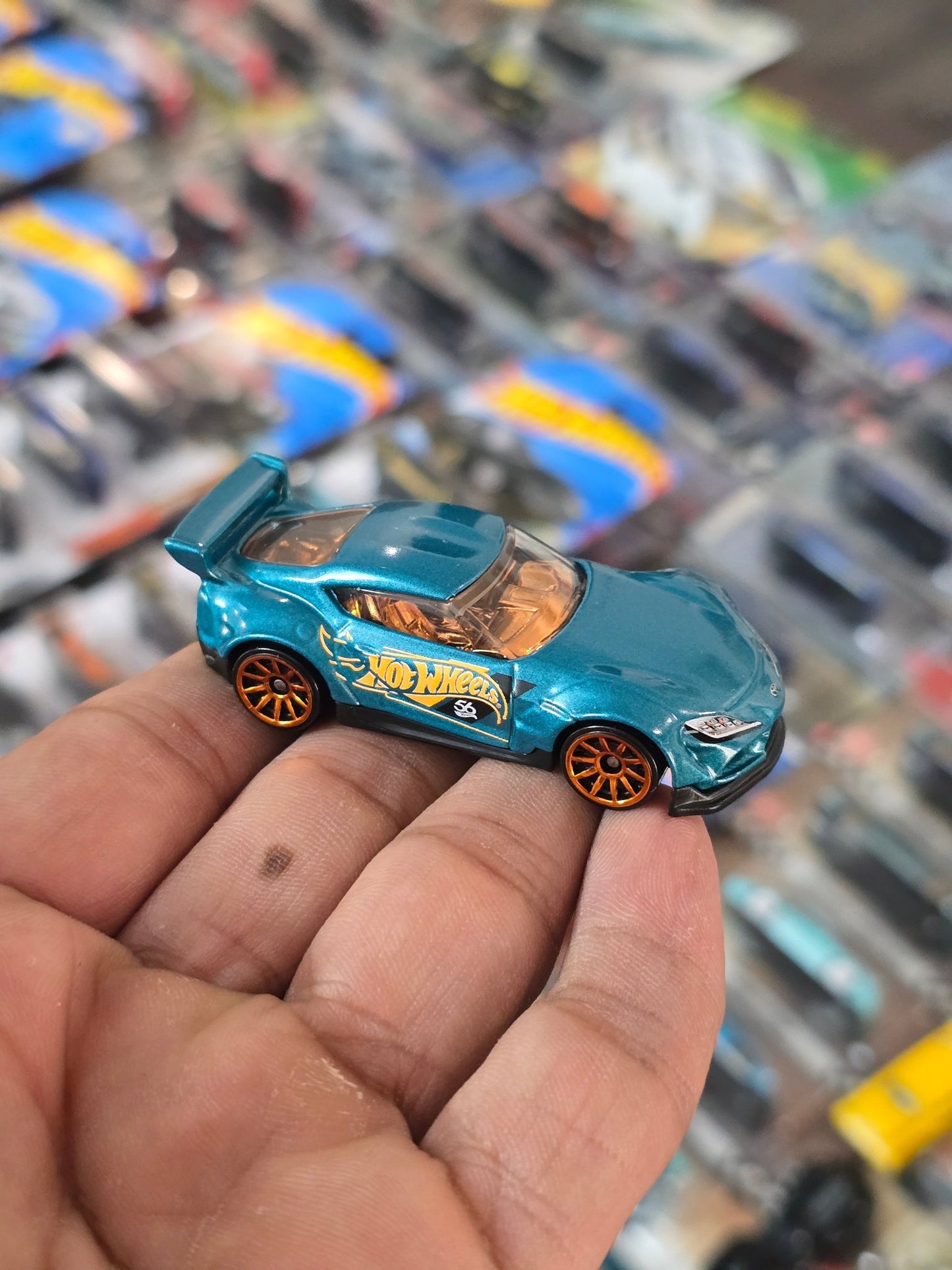 56th Anniversary Hot Wheels 2020 Toyota GR Supra (Uncarded) - Kinder Logs