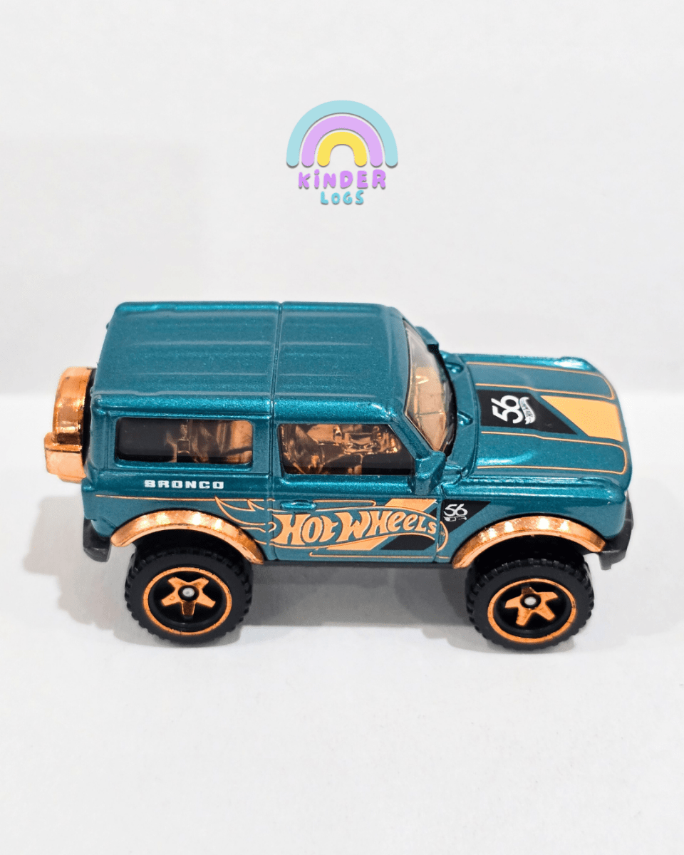 56th Anniversary Hot Wheels 2021 Ford Bronco (Uncarded) - Kinder Logs