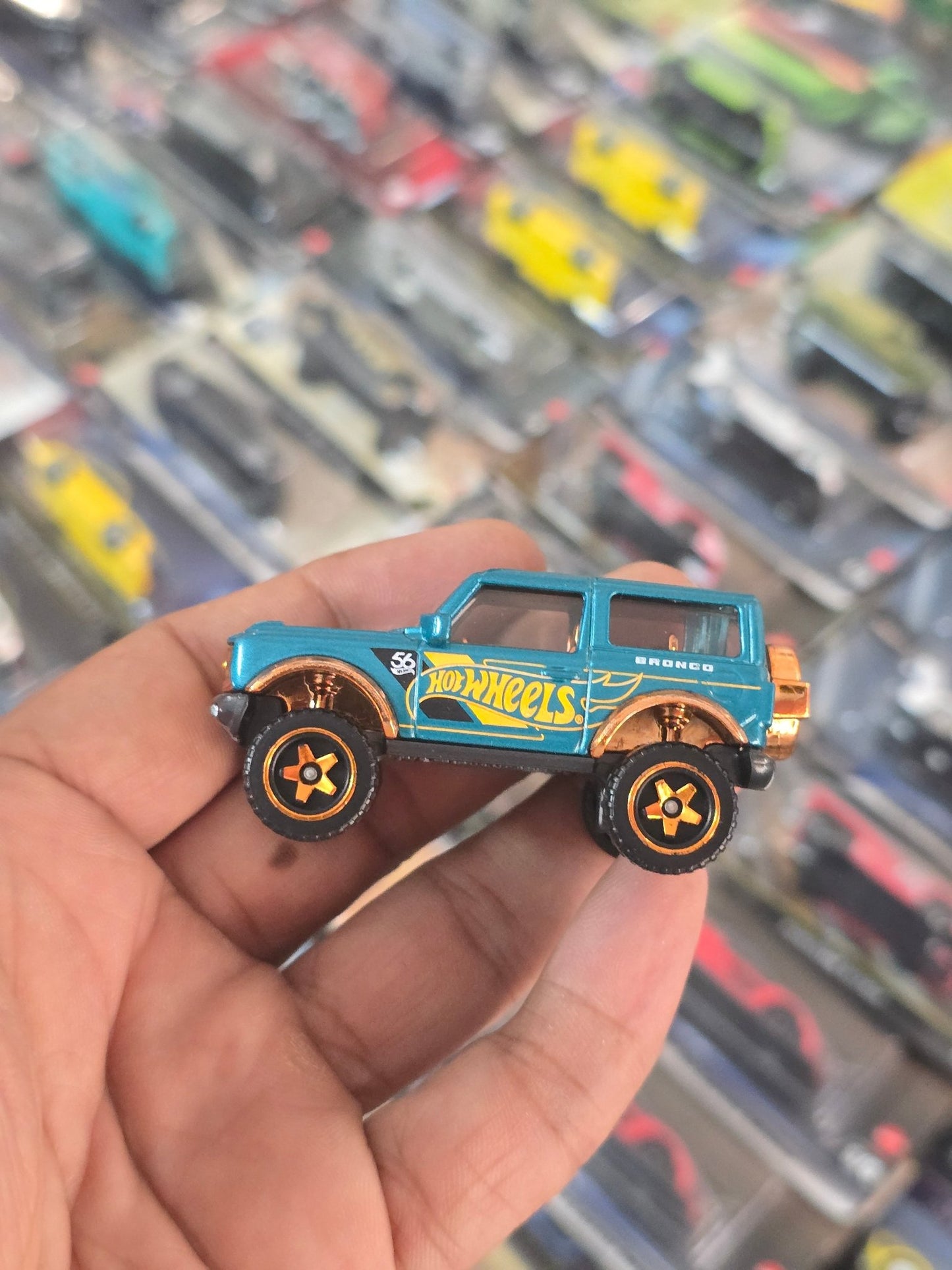 56th Anniversary Hot Wheels 2021 Ford Bronco (Uncarded) - Kinder Logs