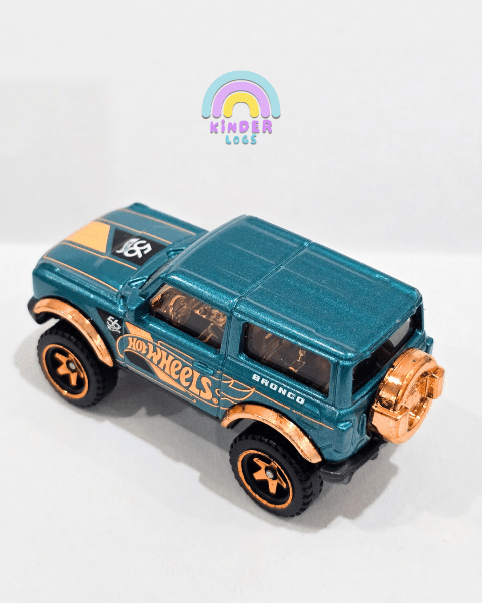 56th Anniversary Hot Wheels 2021 Ford Bronco (Uncarded) - Kinder Logs