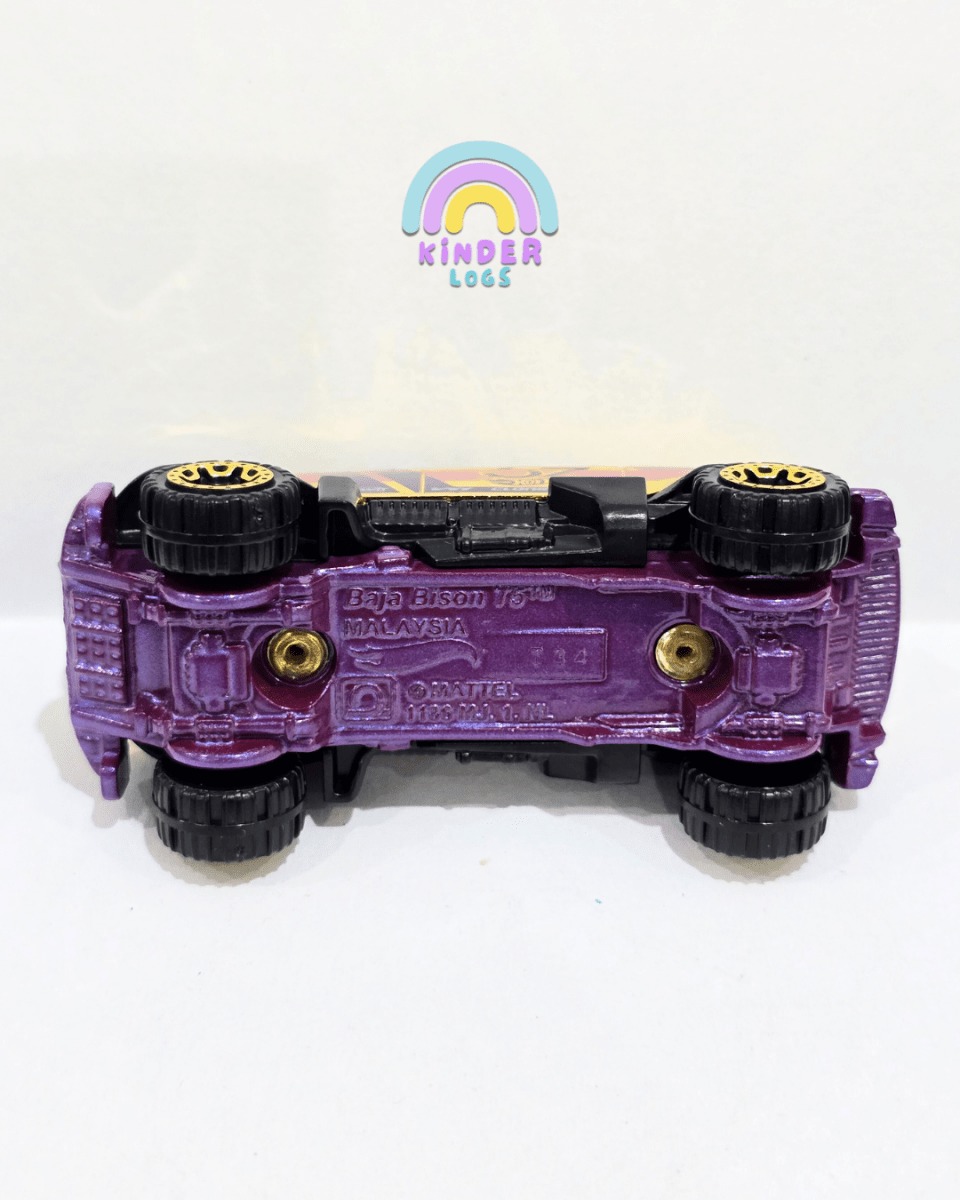 57th Anniversary Hot Wheels Baja Bison T5 - Minor Paint Issue (Uncarded) - Kinder Logs