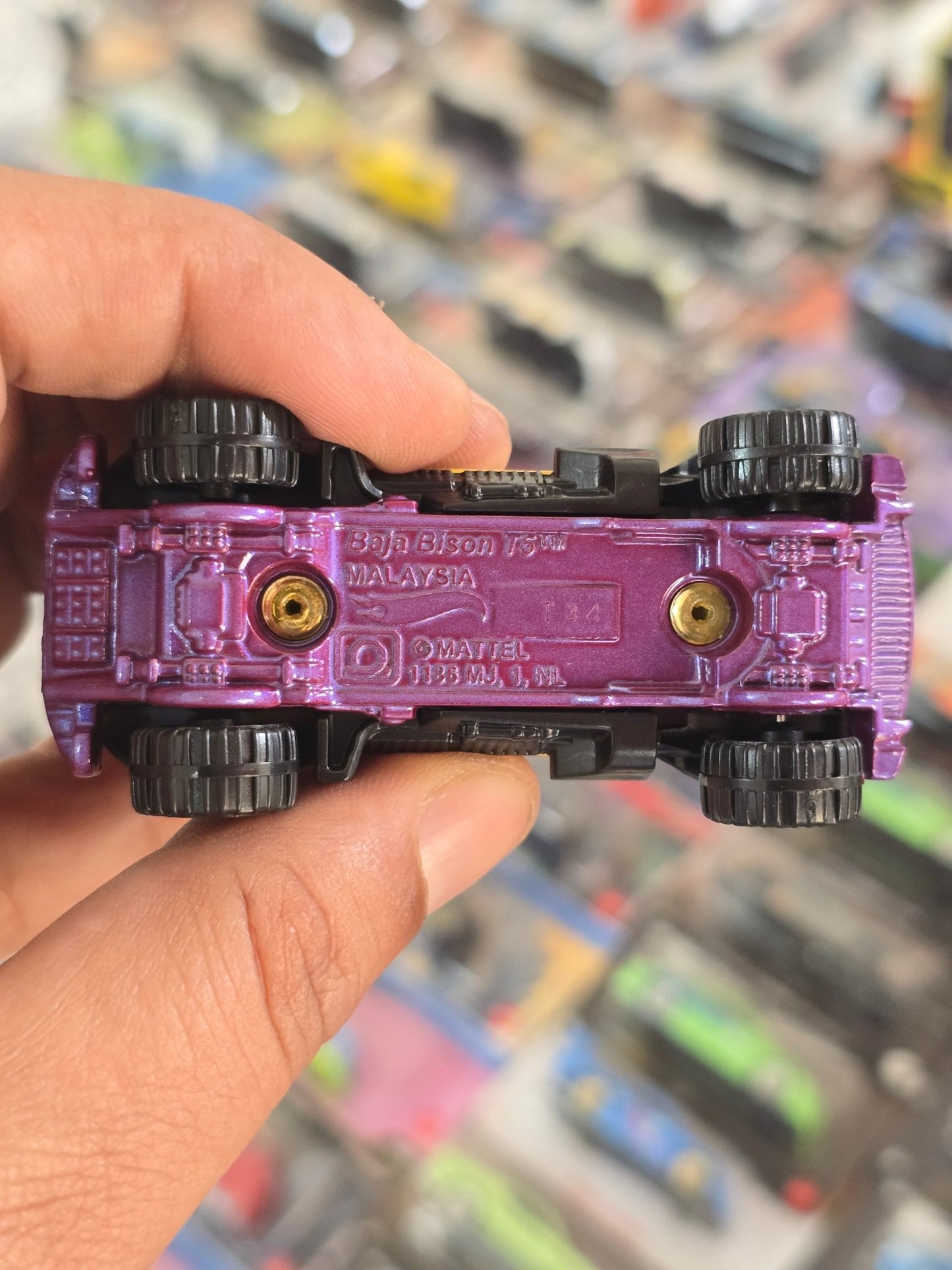 57th Anniversary Hot Wheels Baja Bison T5 - Minor Paint Issue (Uncarded) - Kinder Logs