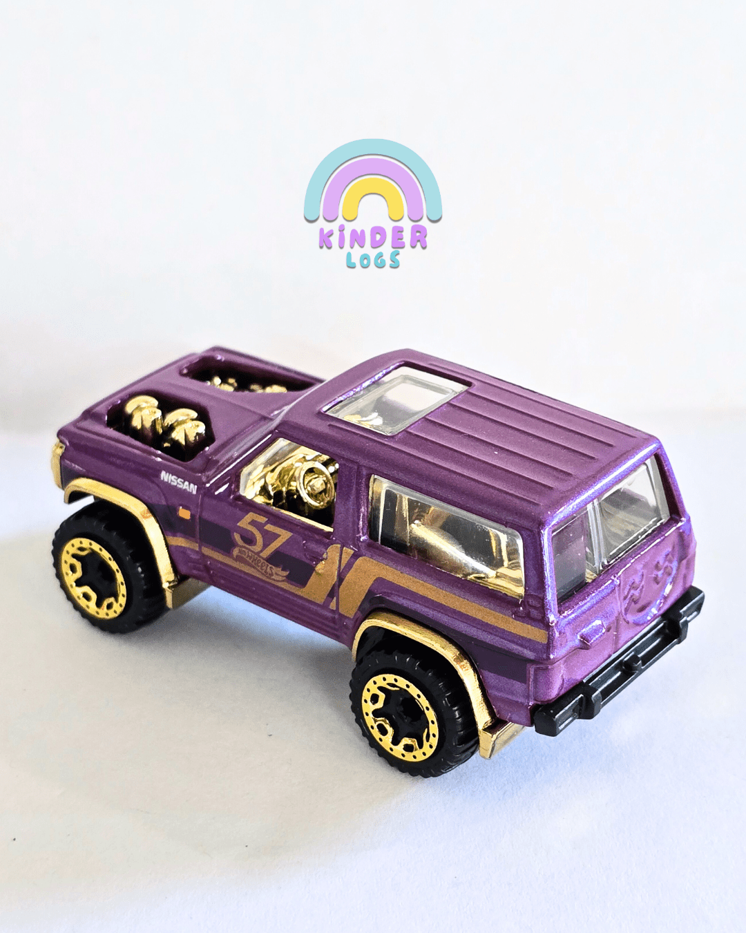 57th Anniversary Hot Wheels Nissan Patrol Custom (Uncarded - New) - Kinder Logs