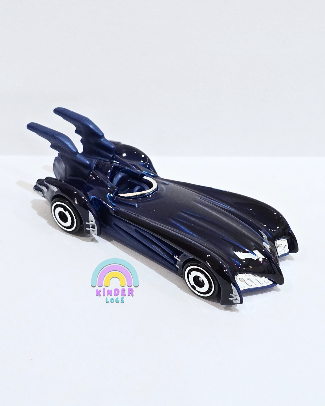 Hot Wheels Batman & Robin Batmobile - Blue (Uncarded - New)