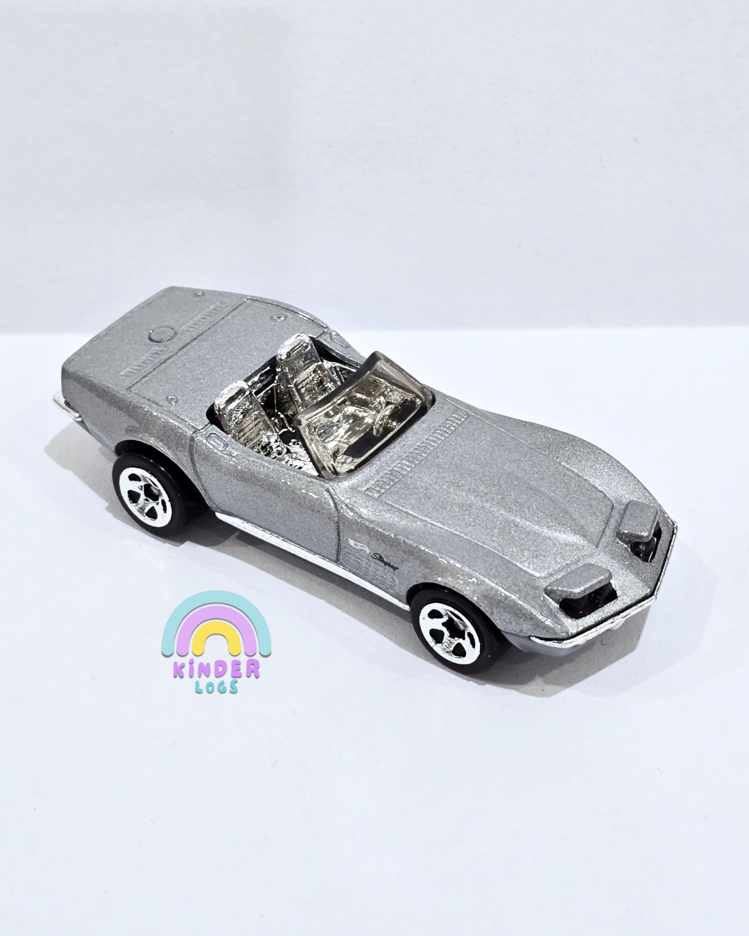 Hot Wheels 1972 Chevrolet Stingray Convertible - Silver (Uncarded - New)