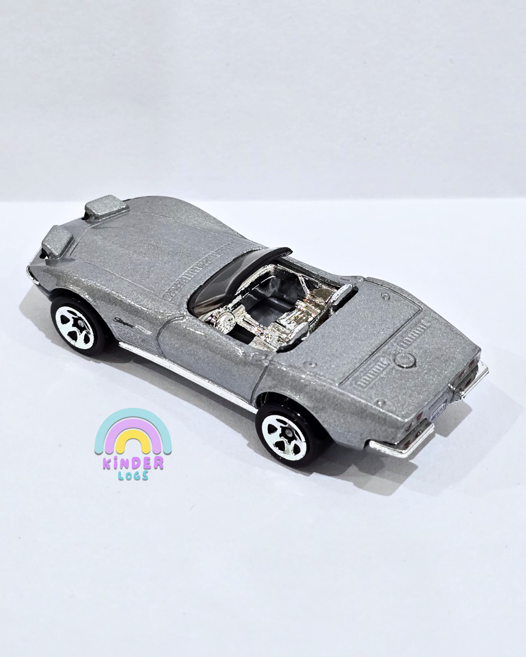Hot Wheels 1972 Chevrolet Stingray Convertible - Silver (Uncarded - New)