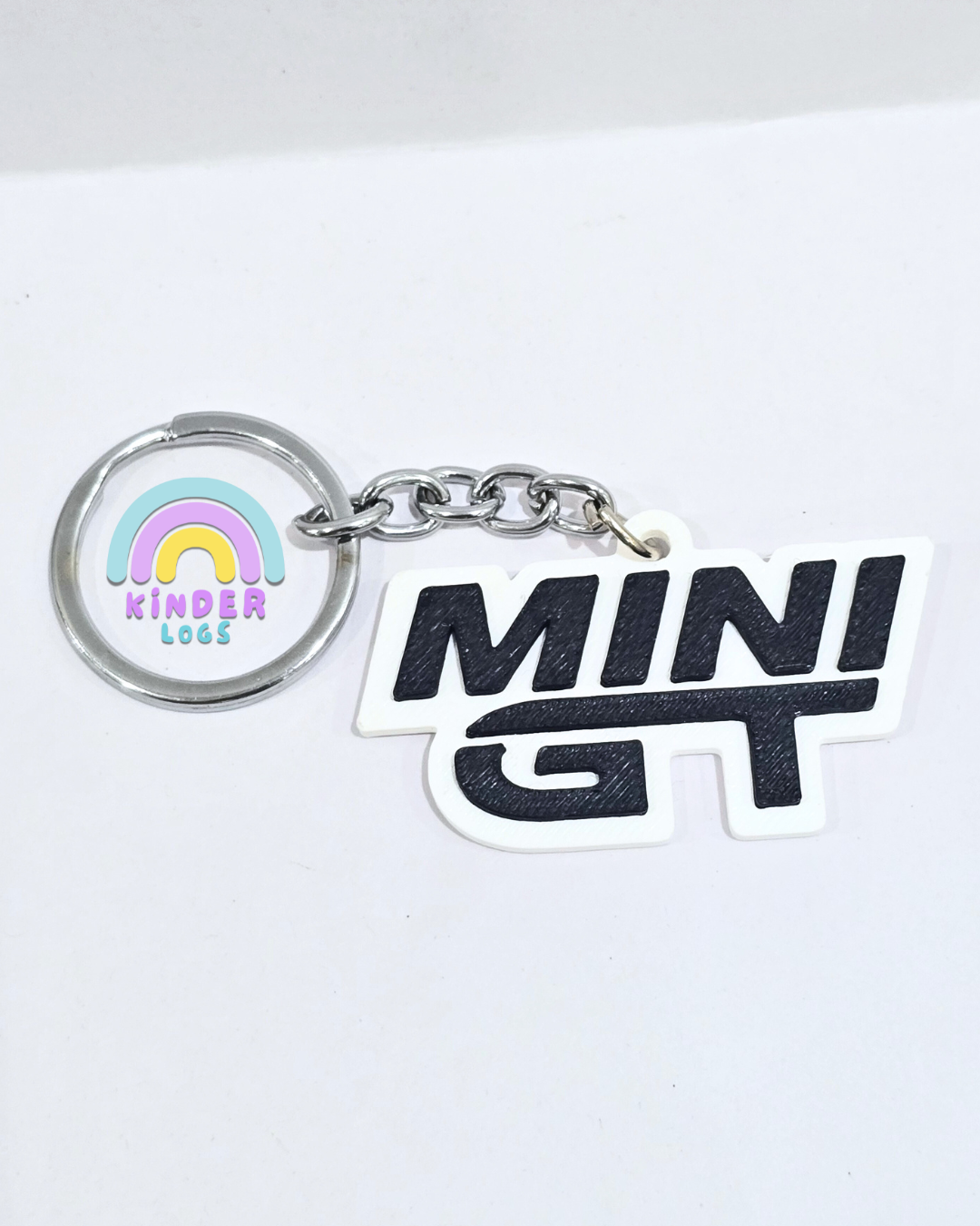 3D-Printed Mini GT Logo Key Chain