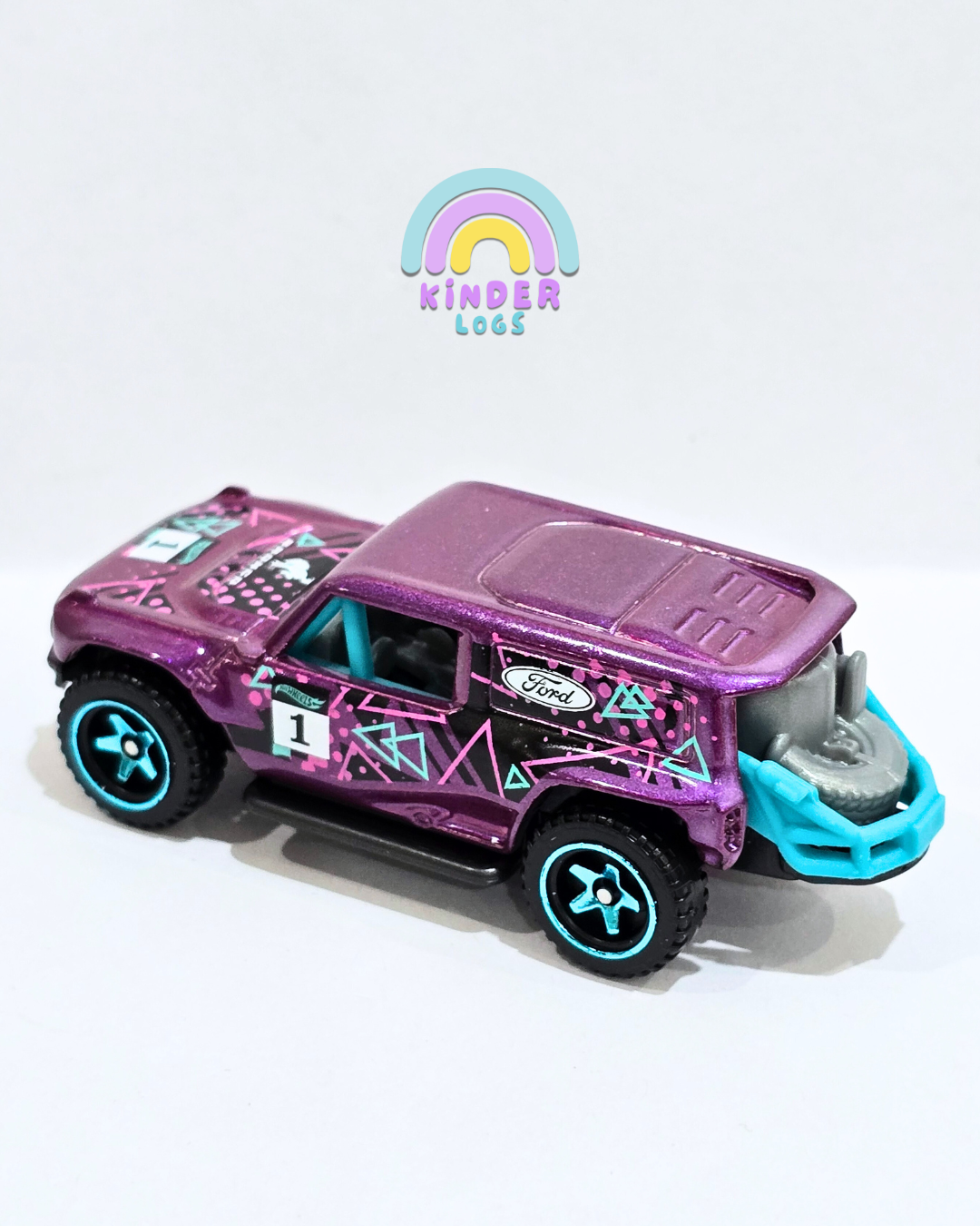 Hot Wheels Ford Bronco R - Purple (Uncarded - New)