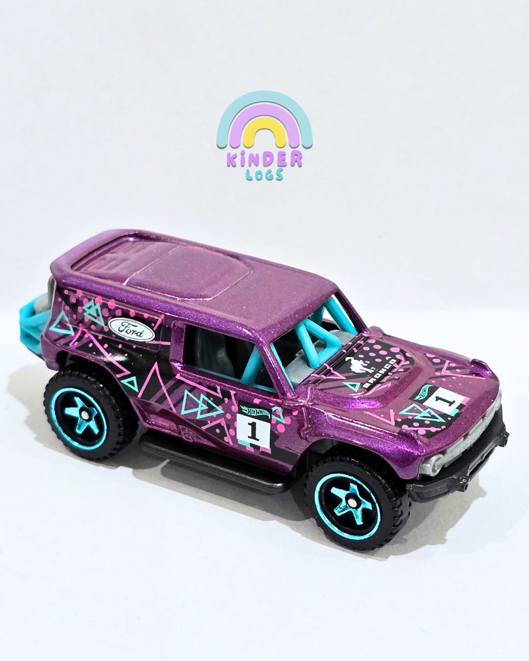 Hot Wheels Ford Bronco R - Purple (Uncarded - New)