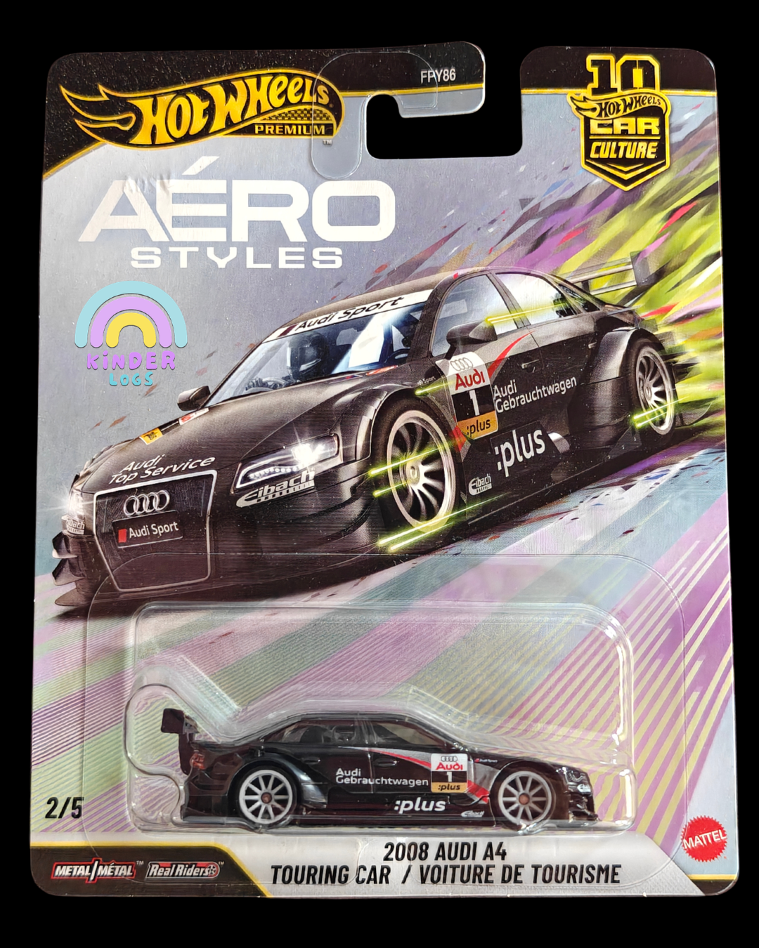 Premium Hot Wheels 2008 Audi A4 Touring Car - Aero Styles (Imported)