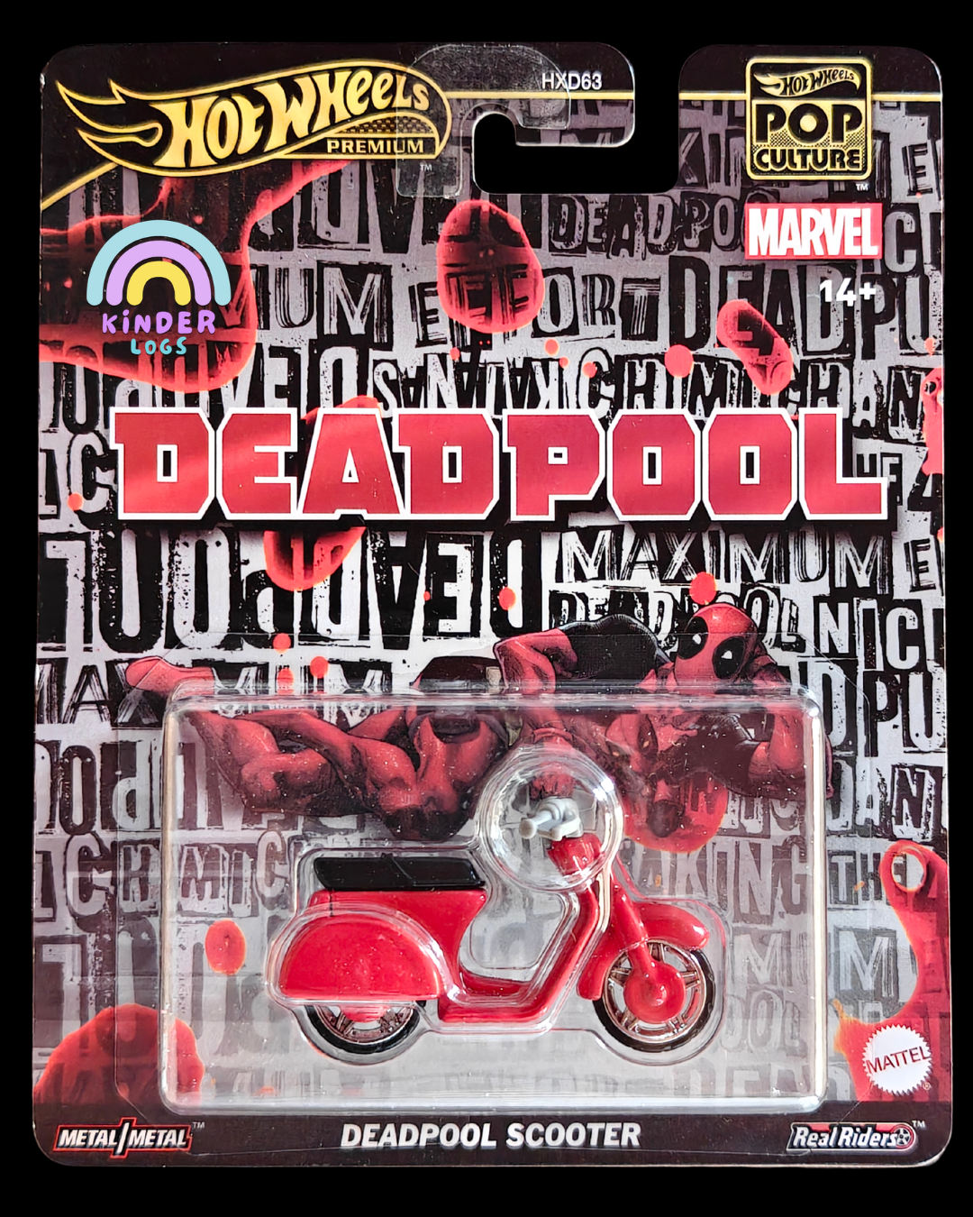 Premium Hot Wheels Deadpool Scooter (Imported)