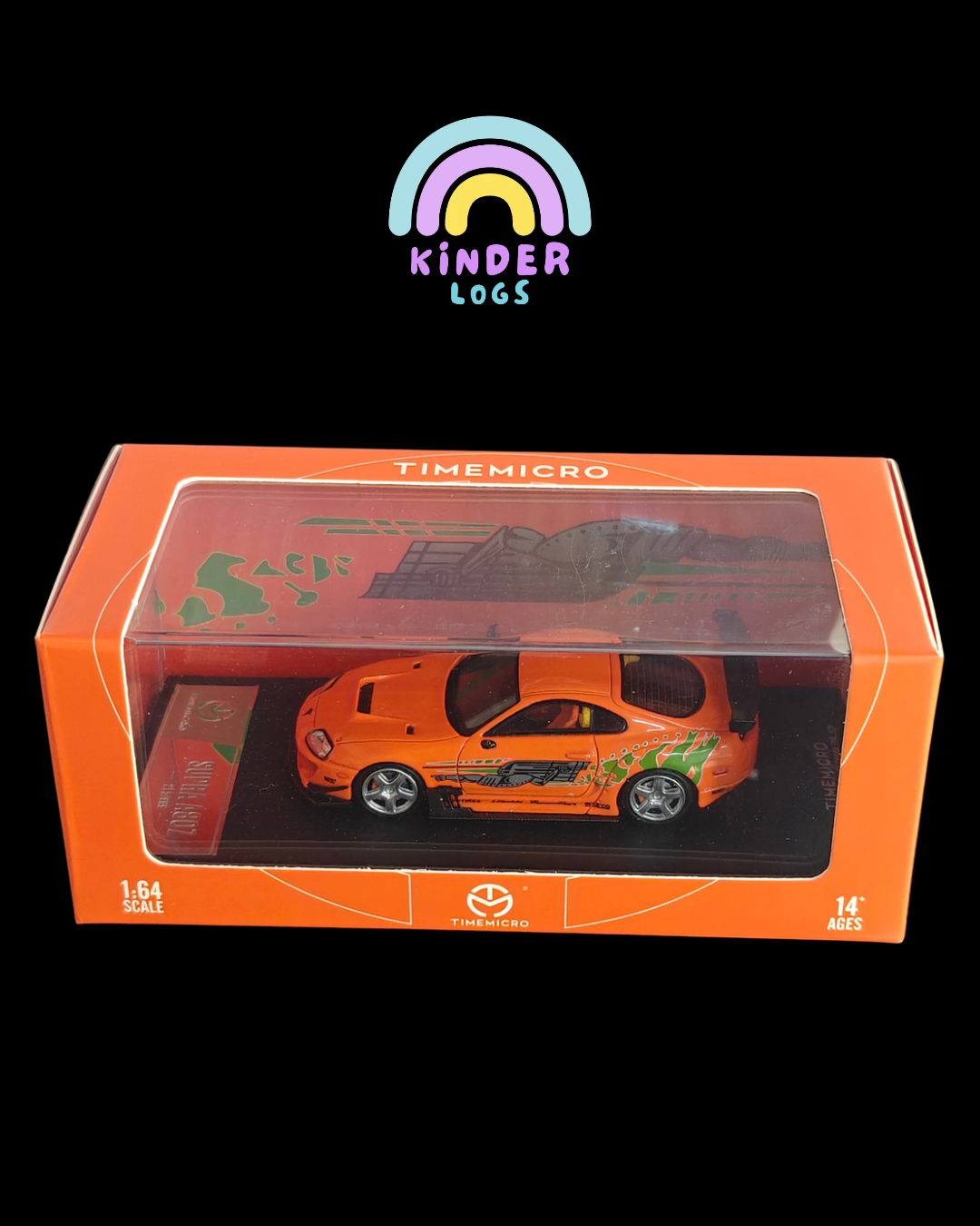 Time Micro Toyota Supra A80Z - Orange (Pre-Owned Car)