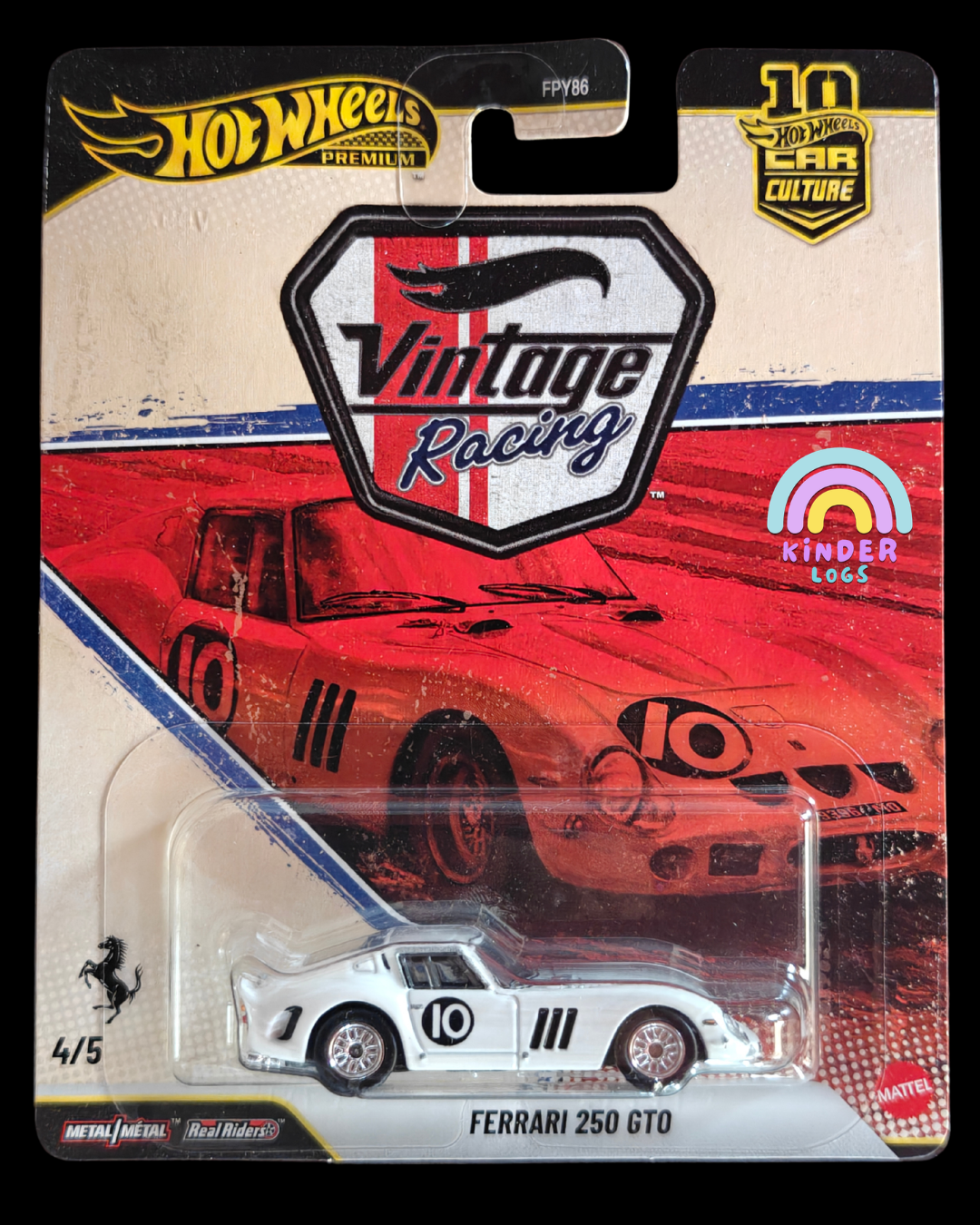 Premium Hot Wheels Ferrari 250 GTO - Vintage Racing (Imported)