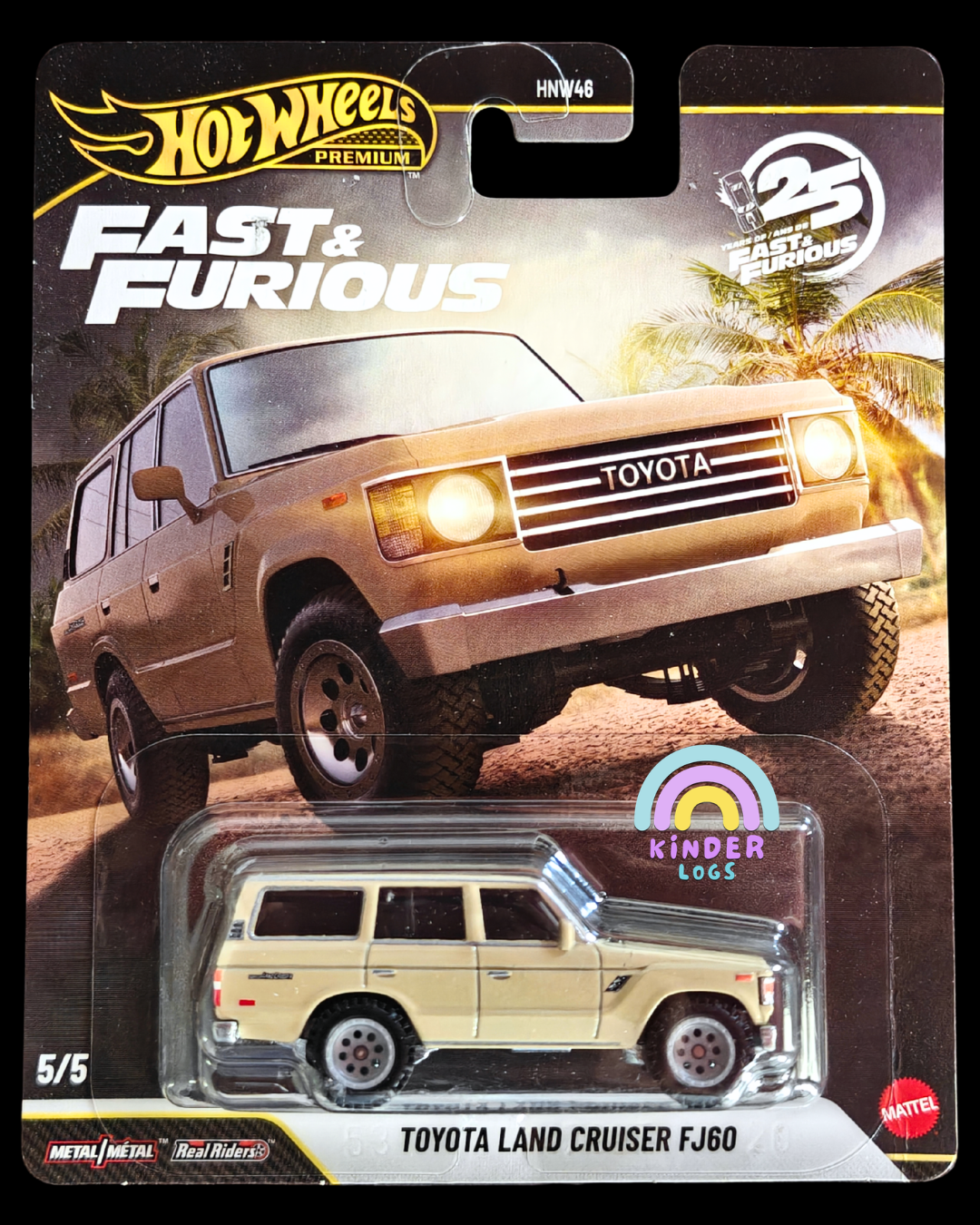 Premium Hot Wheels Toyota Land Cruiser FJ60 - Fast & Furious (Imported)