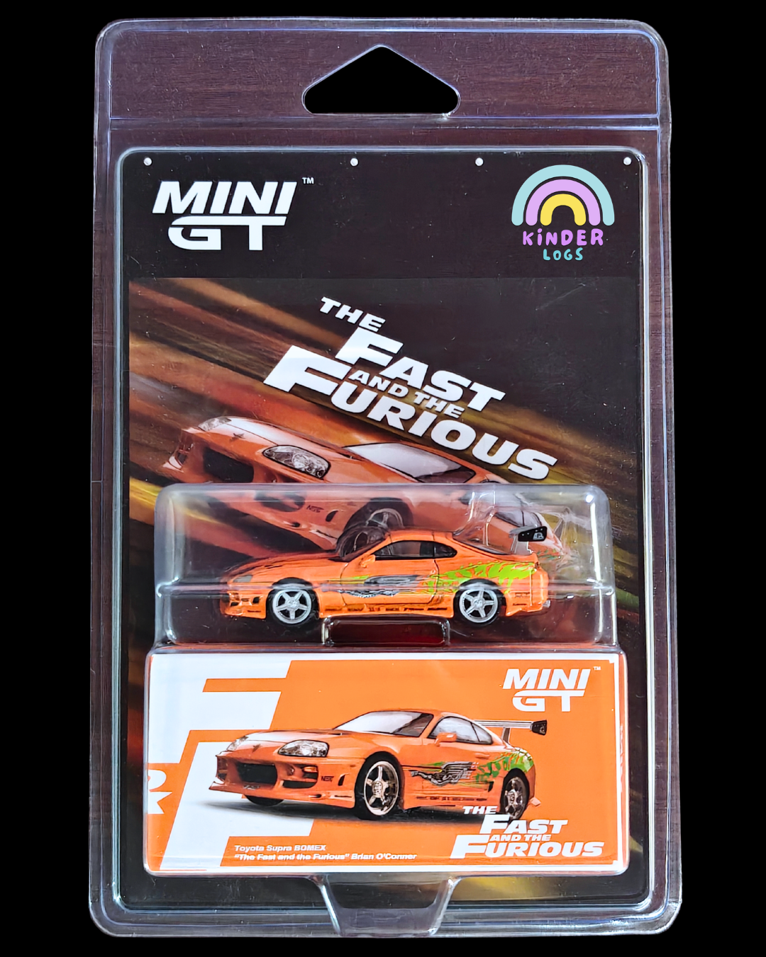 Mini GT Toyota Supra BOMEX - Brian O'Conner - Fast & Furious (Blister Pack)