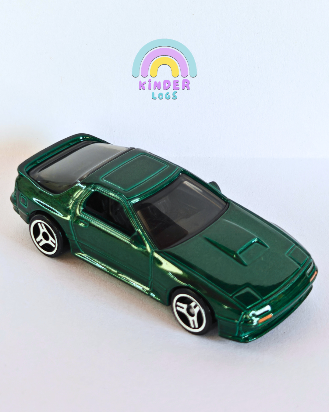 Hot Wheels 1989 Mazda Savanna RX7 - Bottle Green (Uncarded - New)