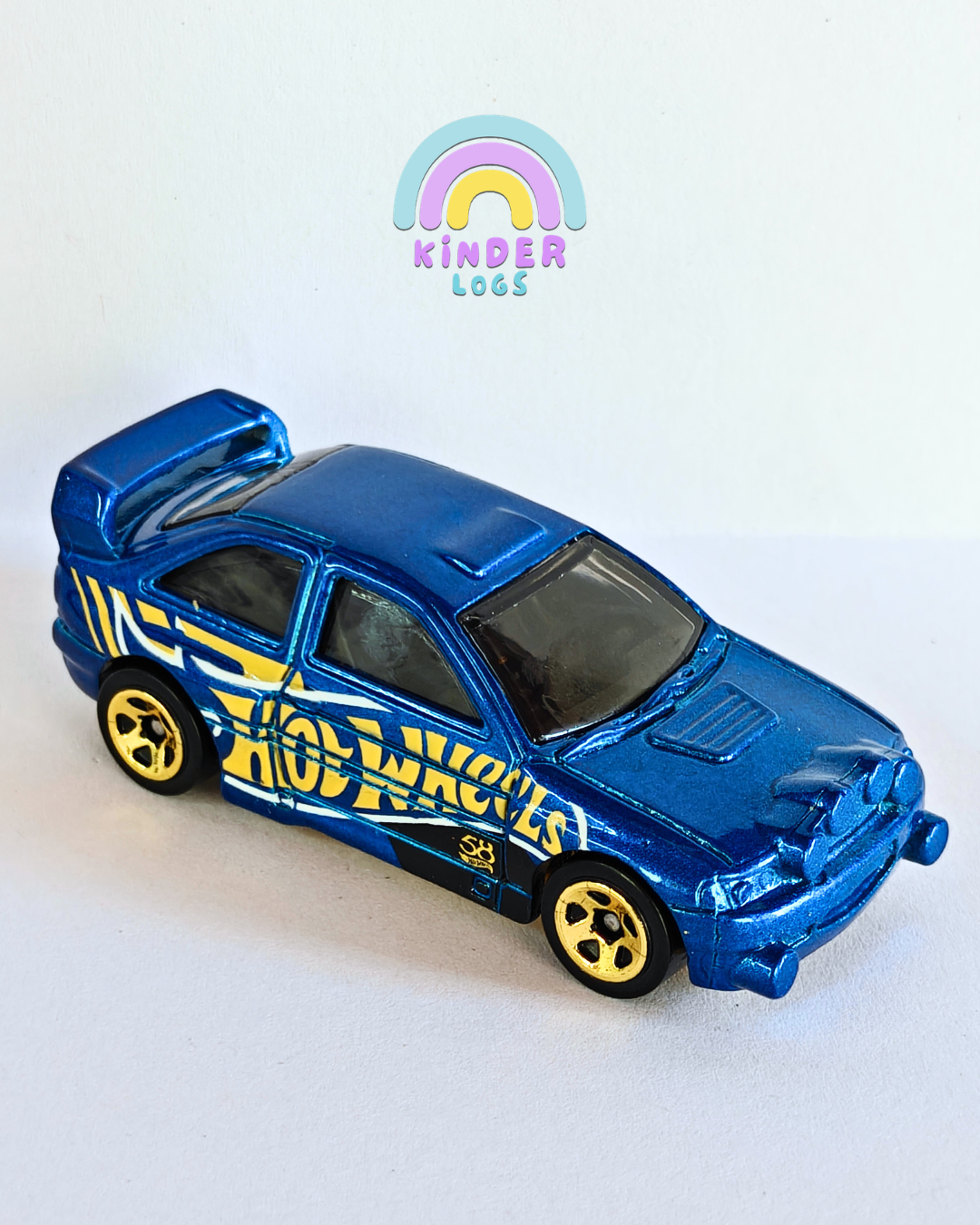 58th Anniversary Hot Wheels Ford Escort (Uncarded - New)