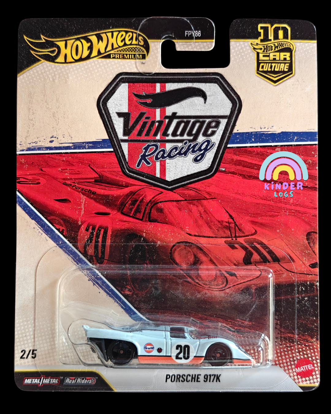 Premium Hot Wheels Porsche 917 K Gulf - Vintage Racing (Imported)