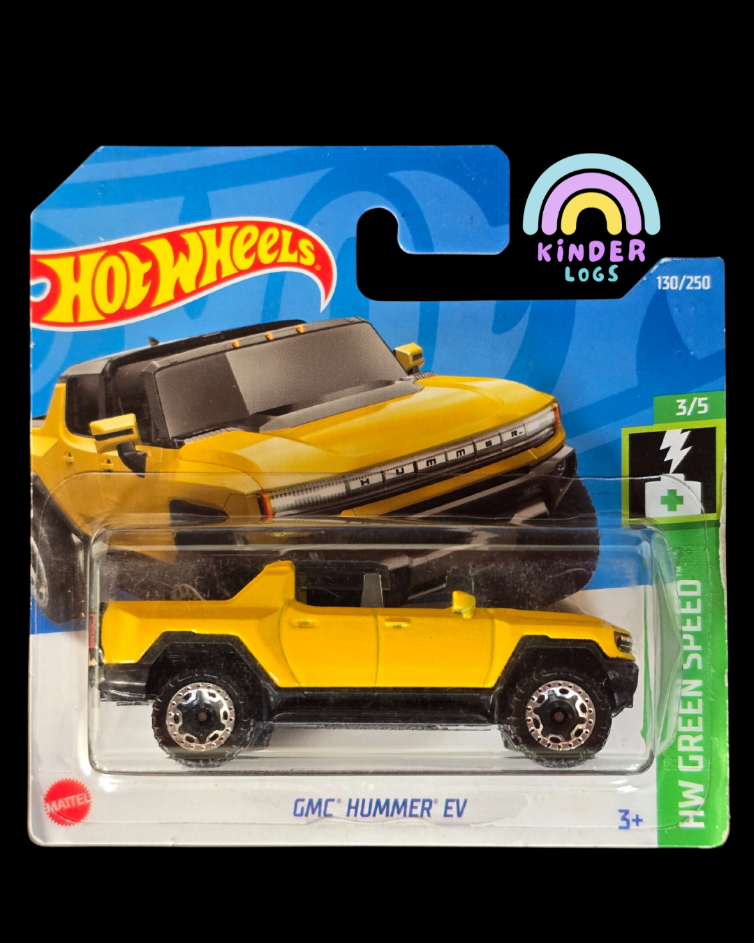 Hot Wheels GMC Hummer EV - Yellow (Imported Short Card)