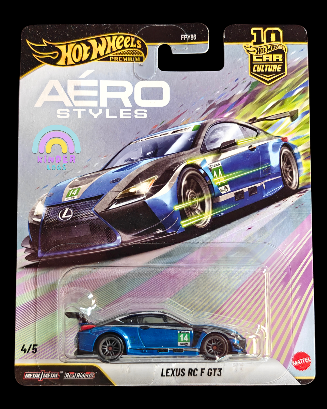 Premium Hot Wheels Lexus RC F GT3 - Aero Styles (Imported)