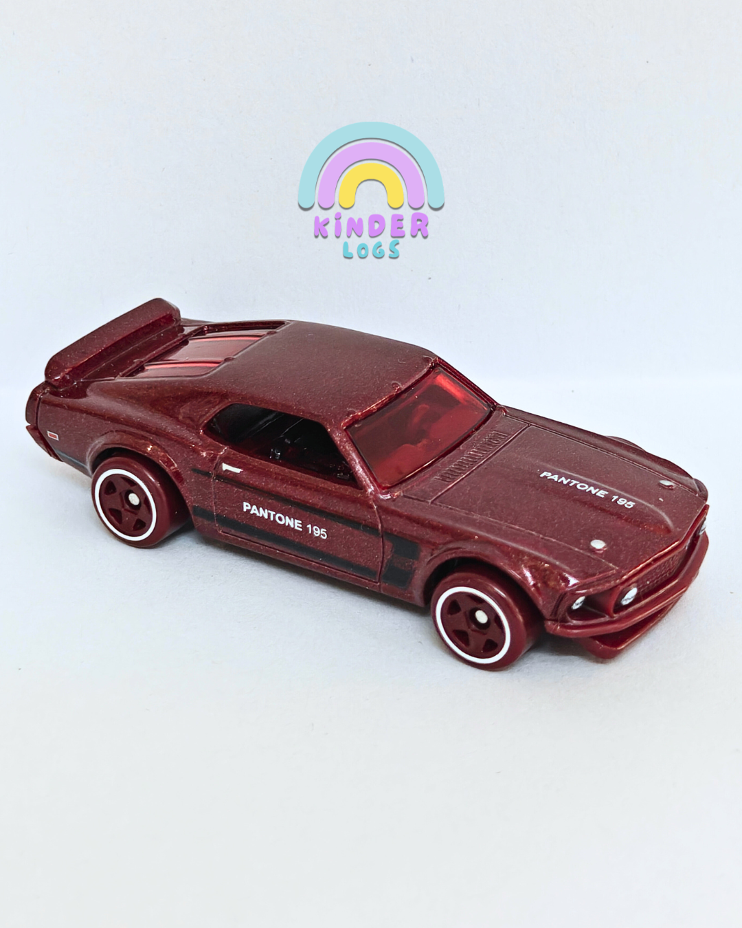 Hot Wheels 1969 Ford Mustang Boss 302 Pantone 195 - Red (Uncarded - New)